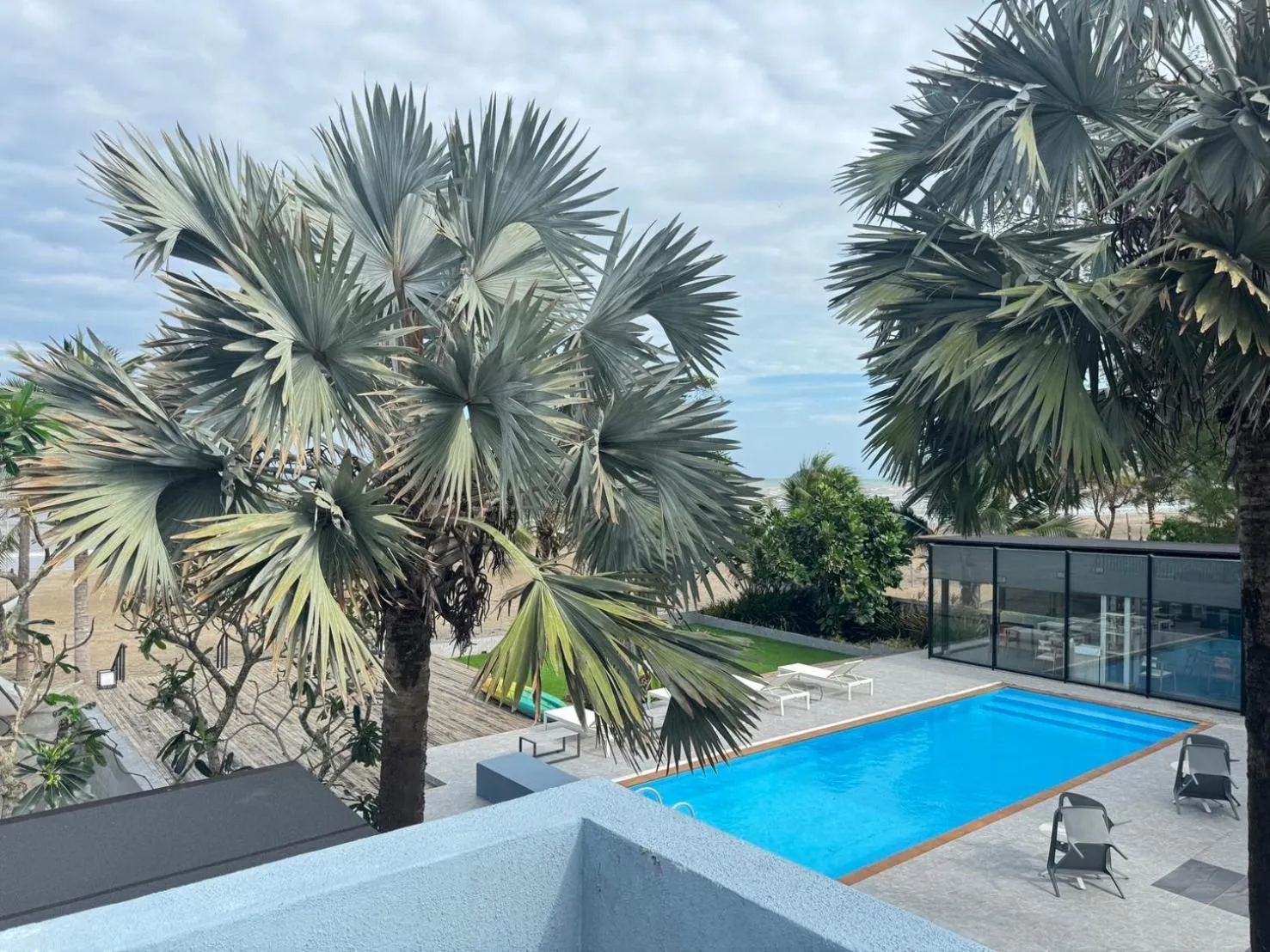 Pool view in Tusita Wellness Resort