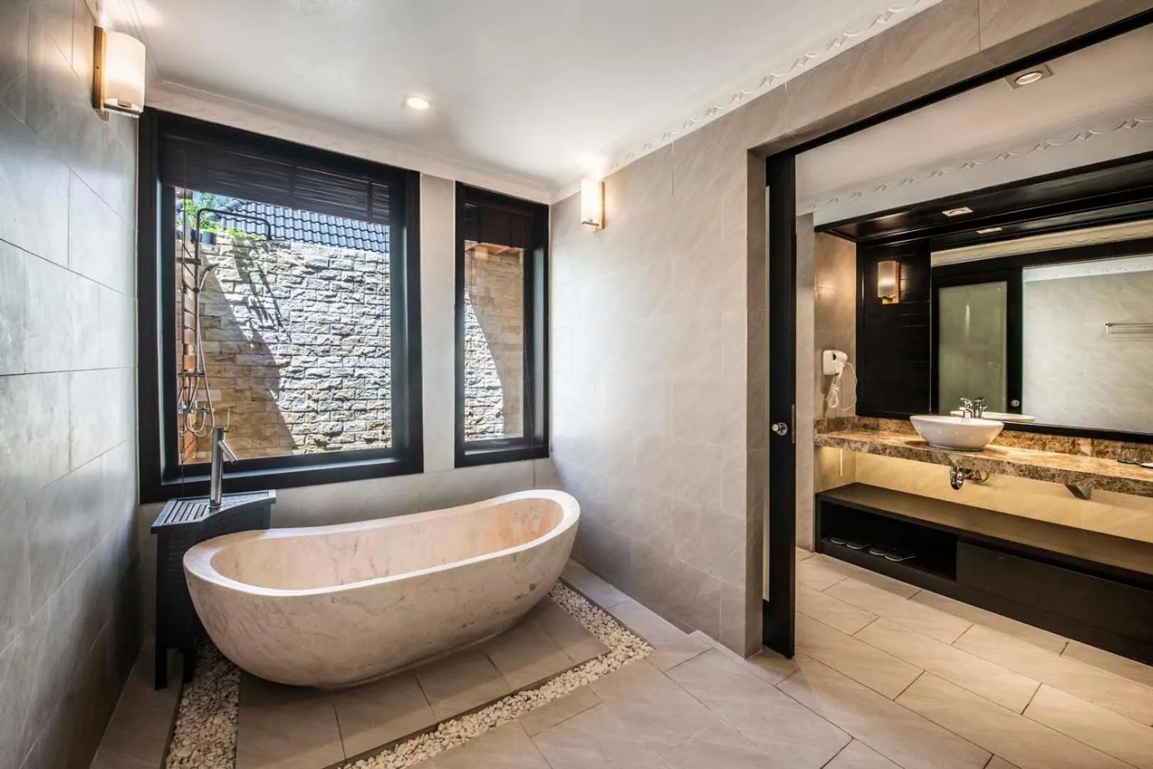 Bathroom in Hon Tam Resort