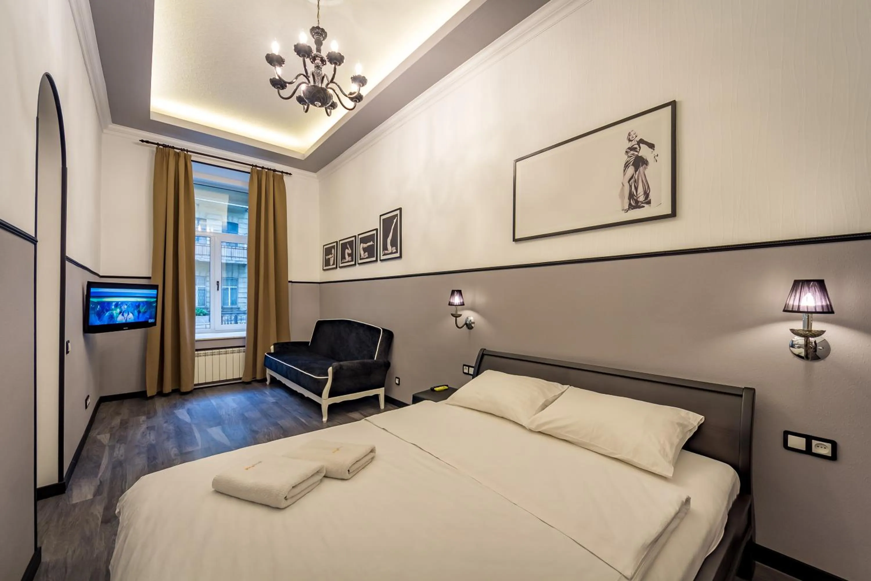 TV and multimedia, Bed in Central Dayflat Apartments