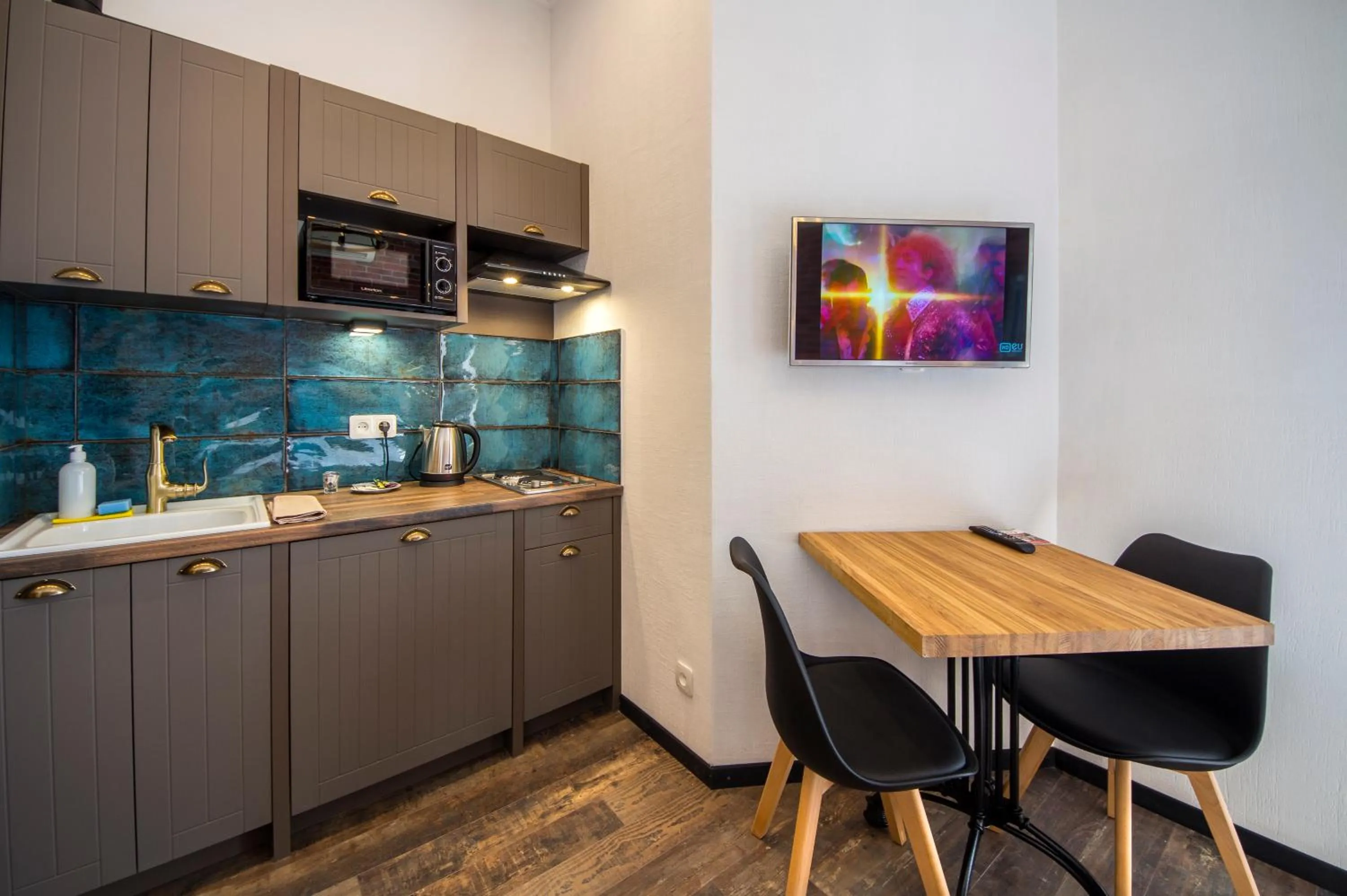Kitchen or kitchenette in Central Dayflat Apartments