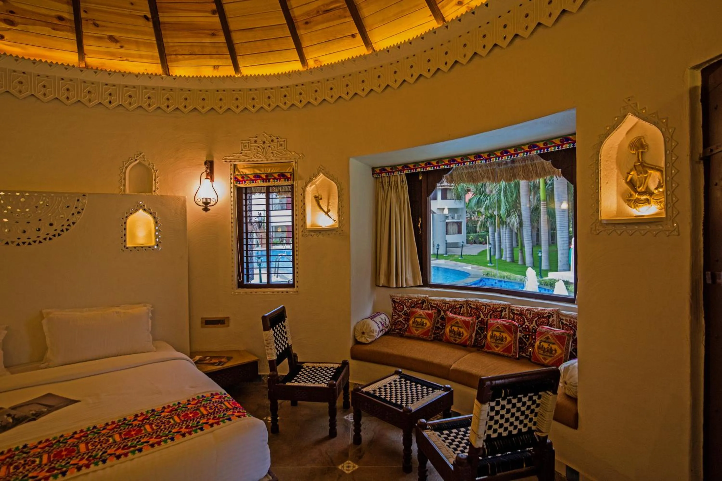 Bedroom in Nirali Resorts