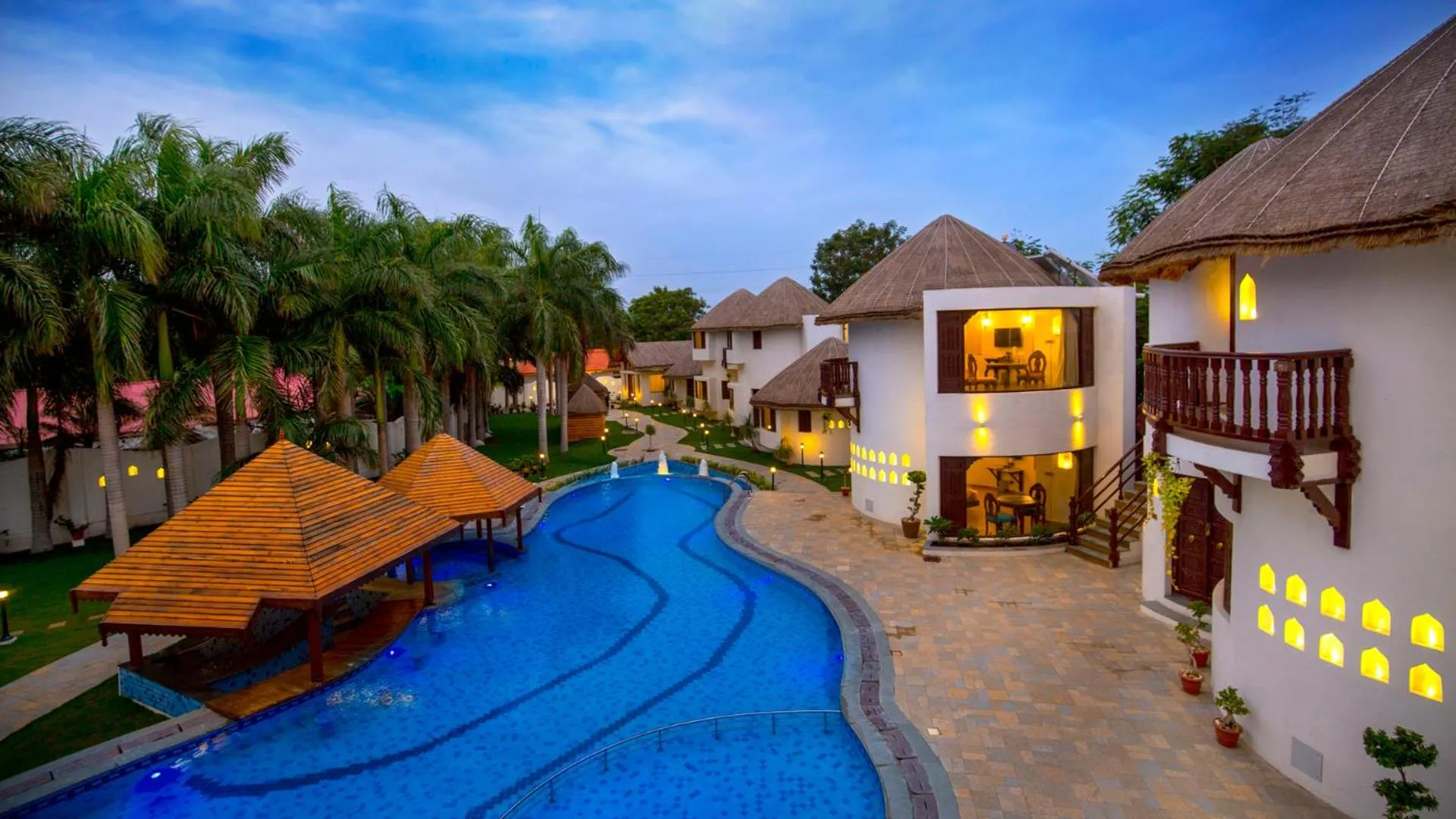 Garden view in Nirali Resorts