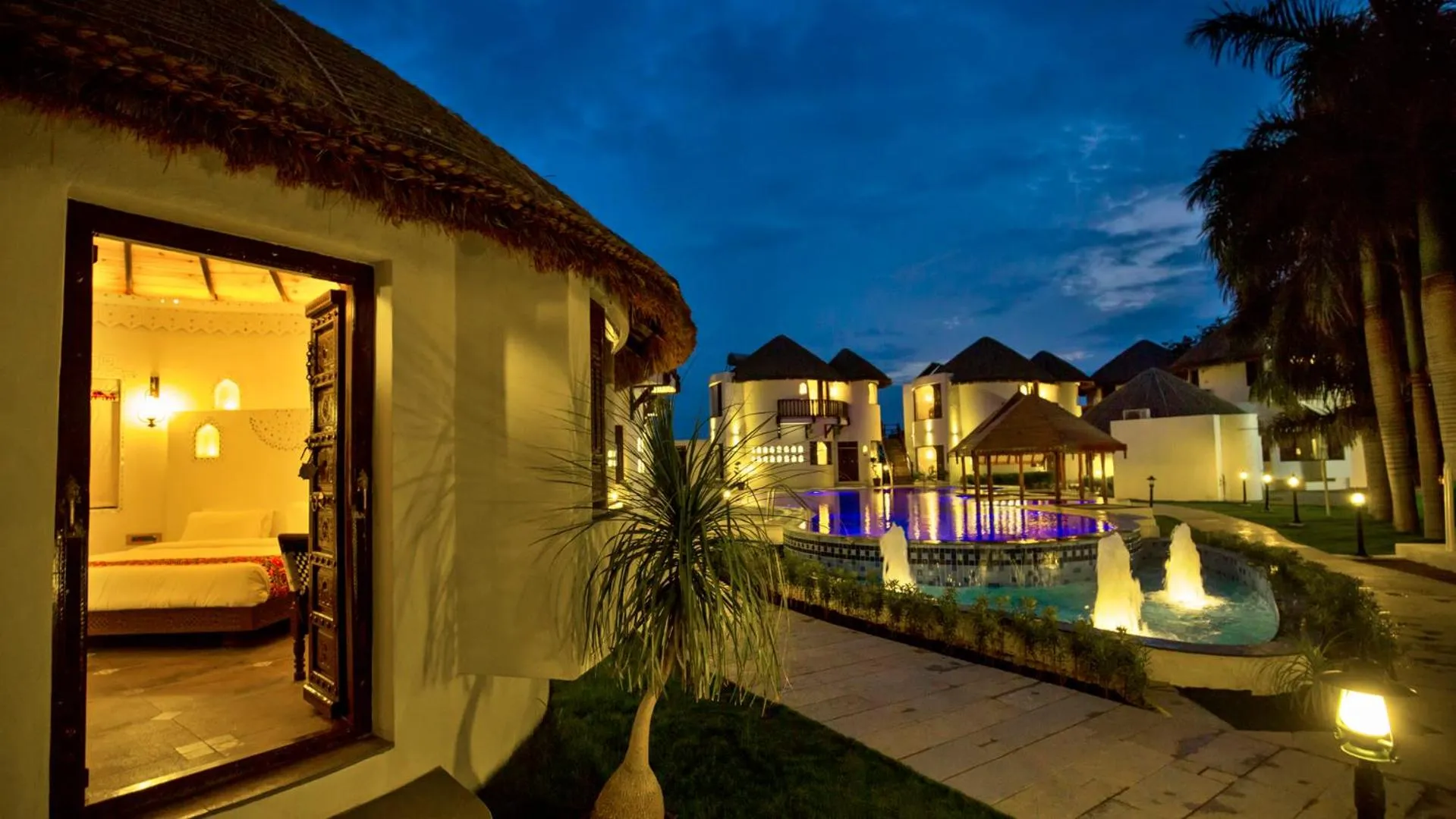 Garden view in Nirali Resorts