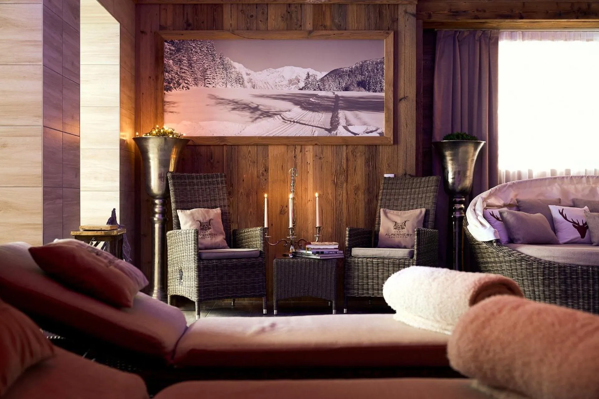 Sauna in Hotel Alpennest