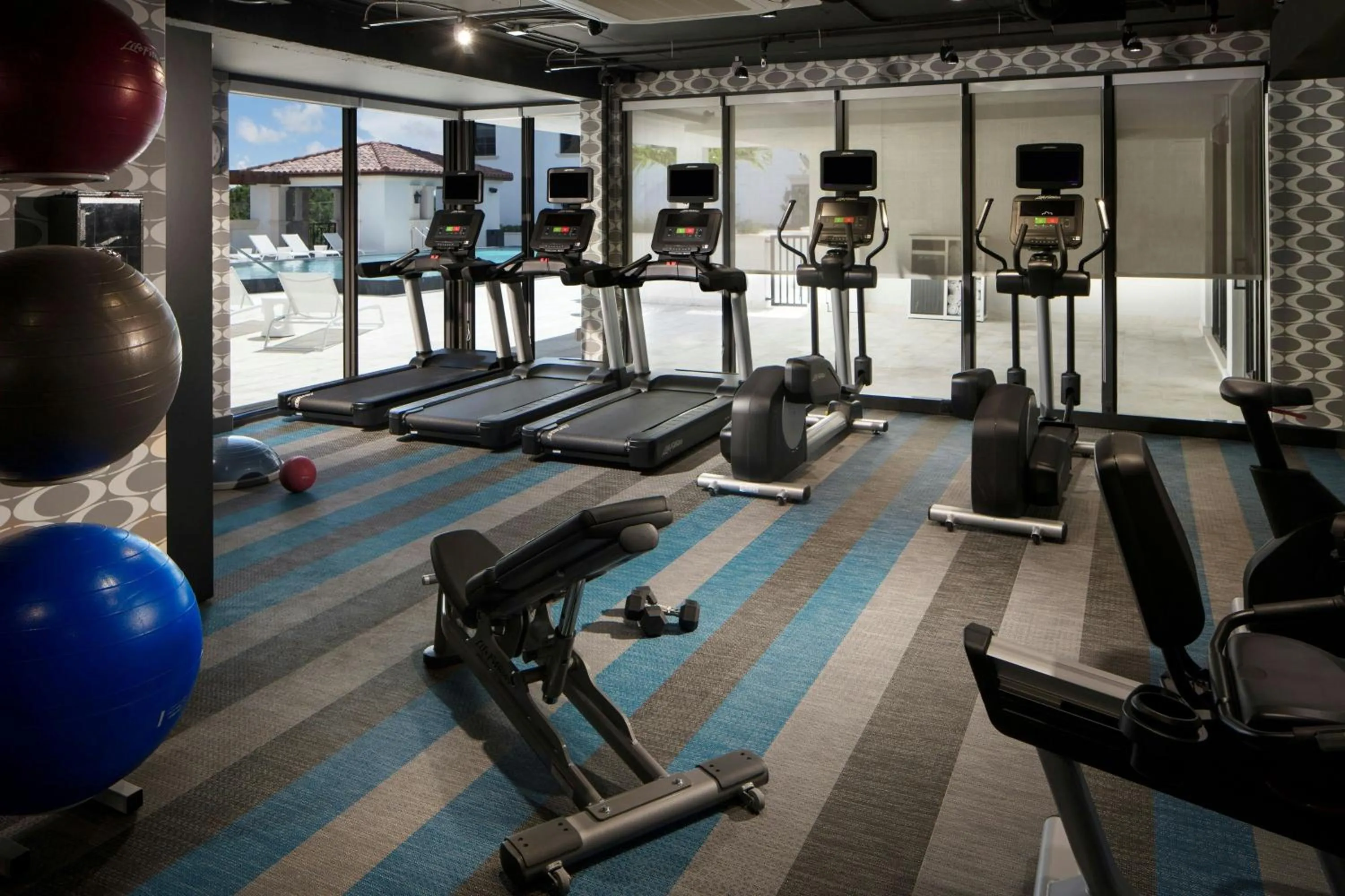 Fitness centre/facilities in Aloft Coral Gables