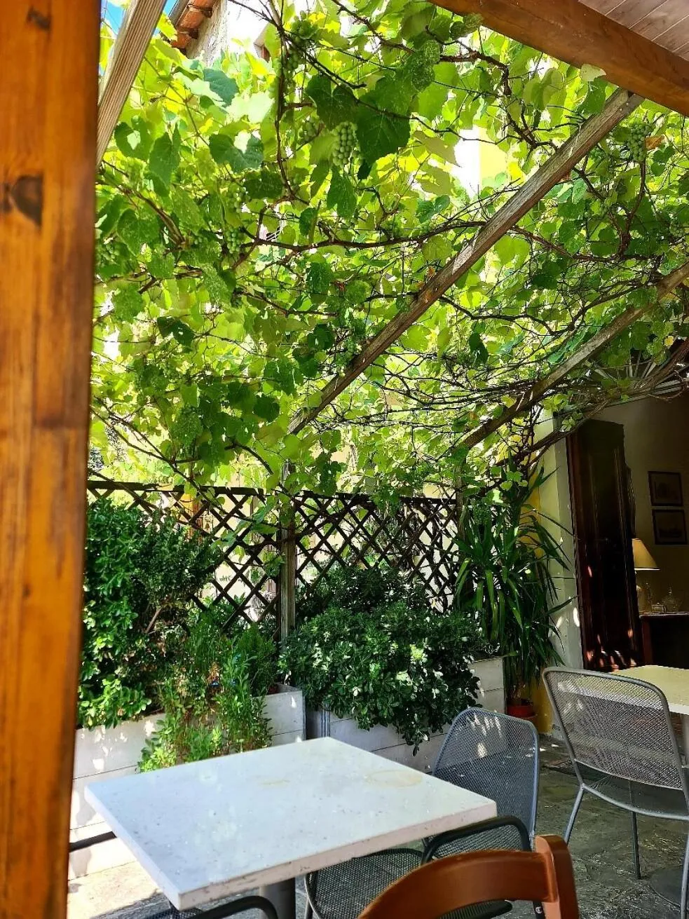 Patio in B&B Il Casale di Nanni