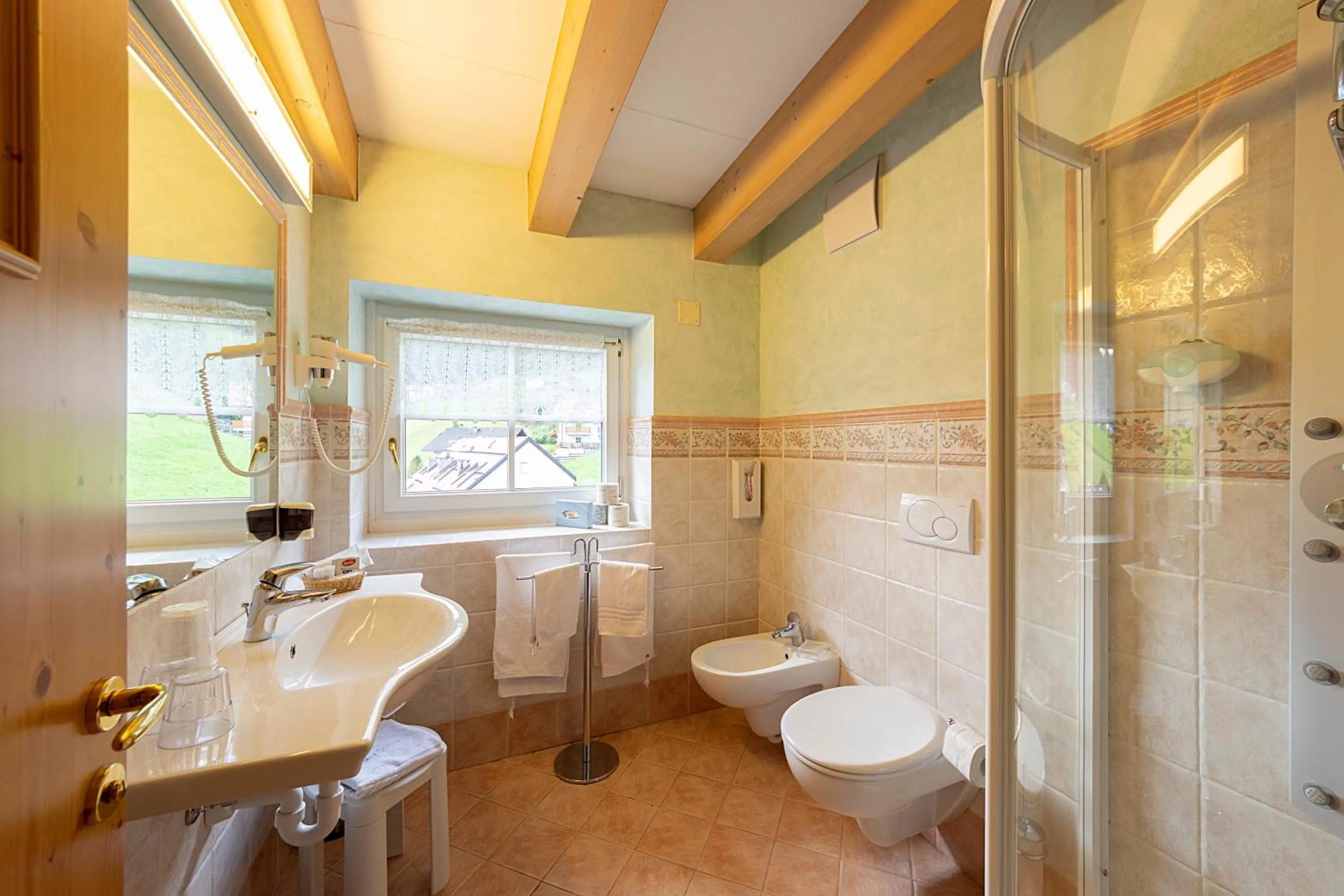 Bathroom in Monza Dolomites Hotel