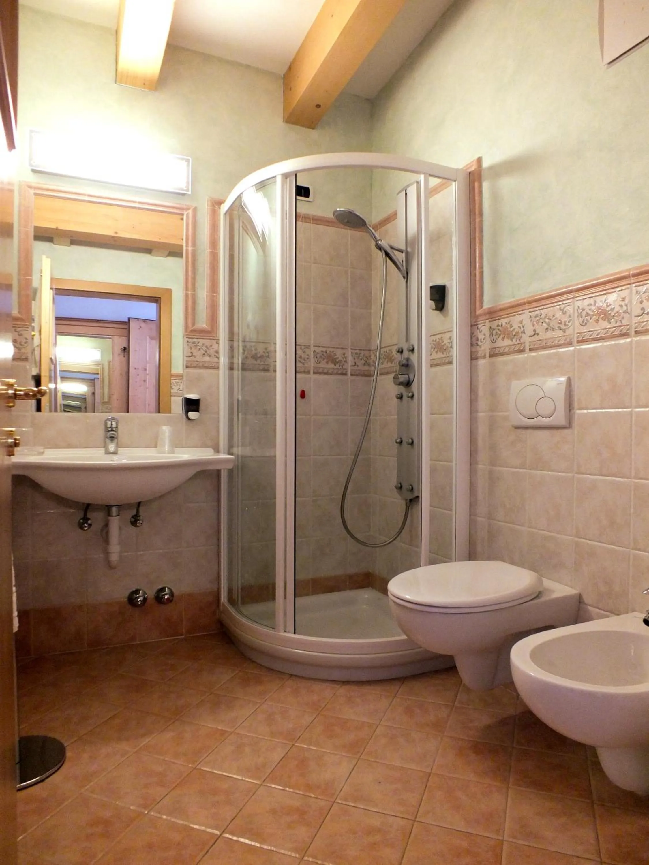 Bathroom in Monza Dolomites Hotel