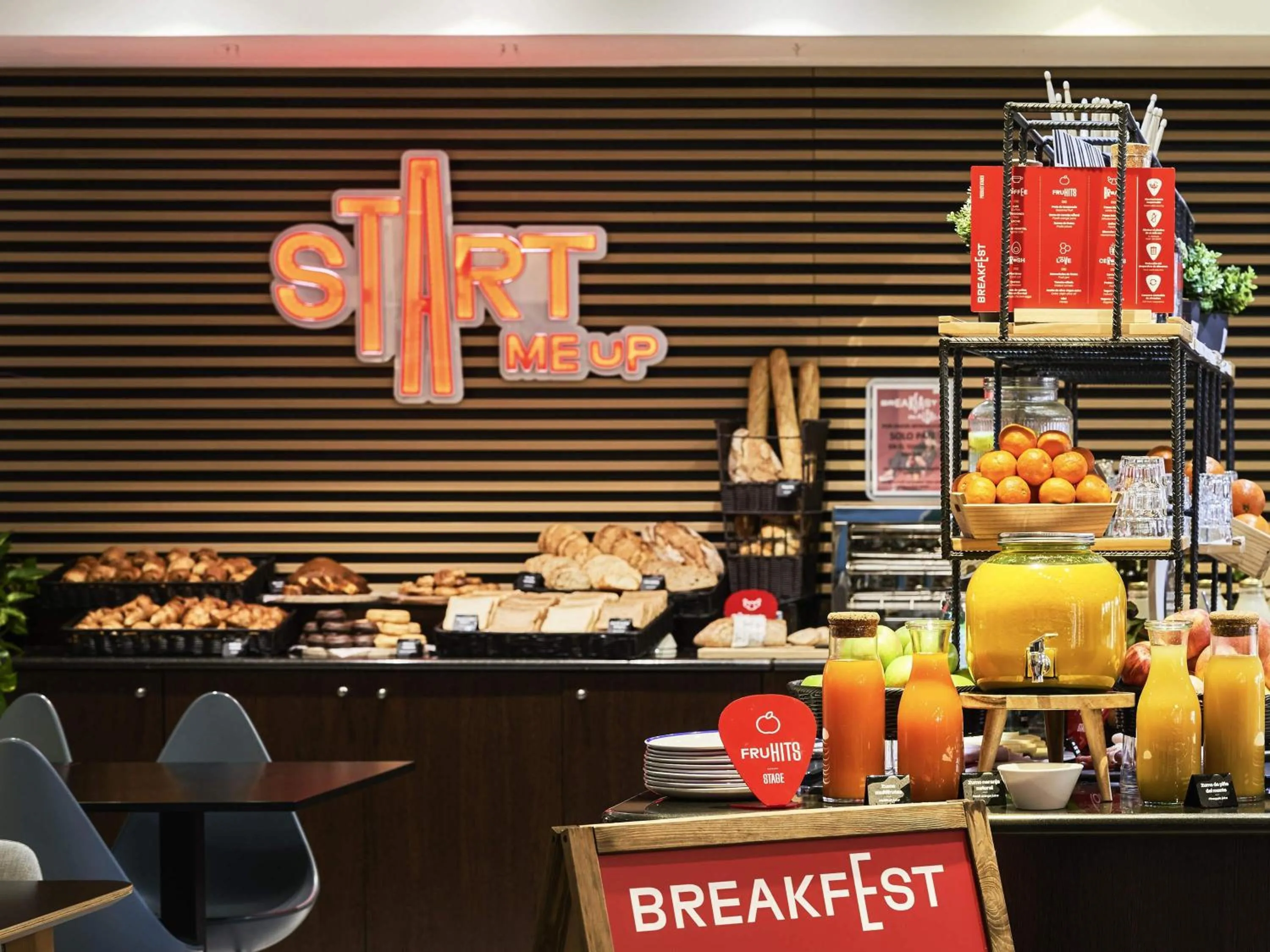 Breakfast in Ibis Madrid Calle Alcalá