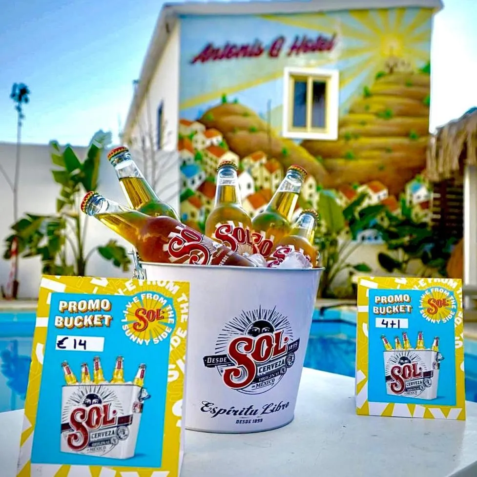 Food and drinks in Antonis G. Hotel Apartments