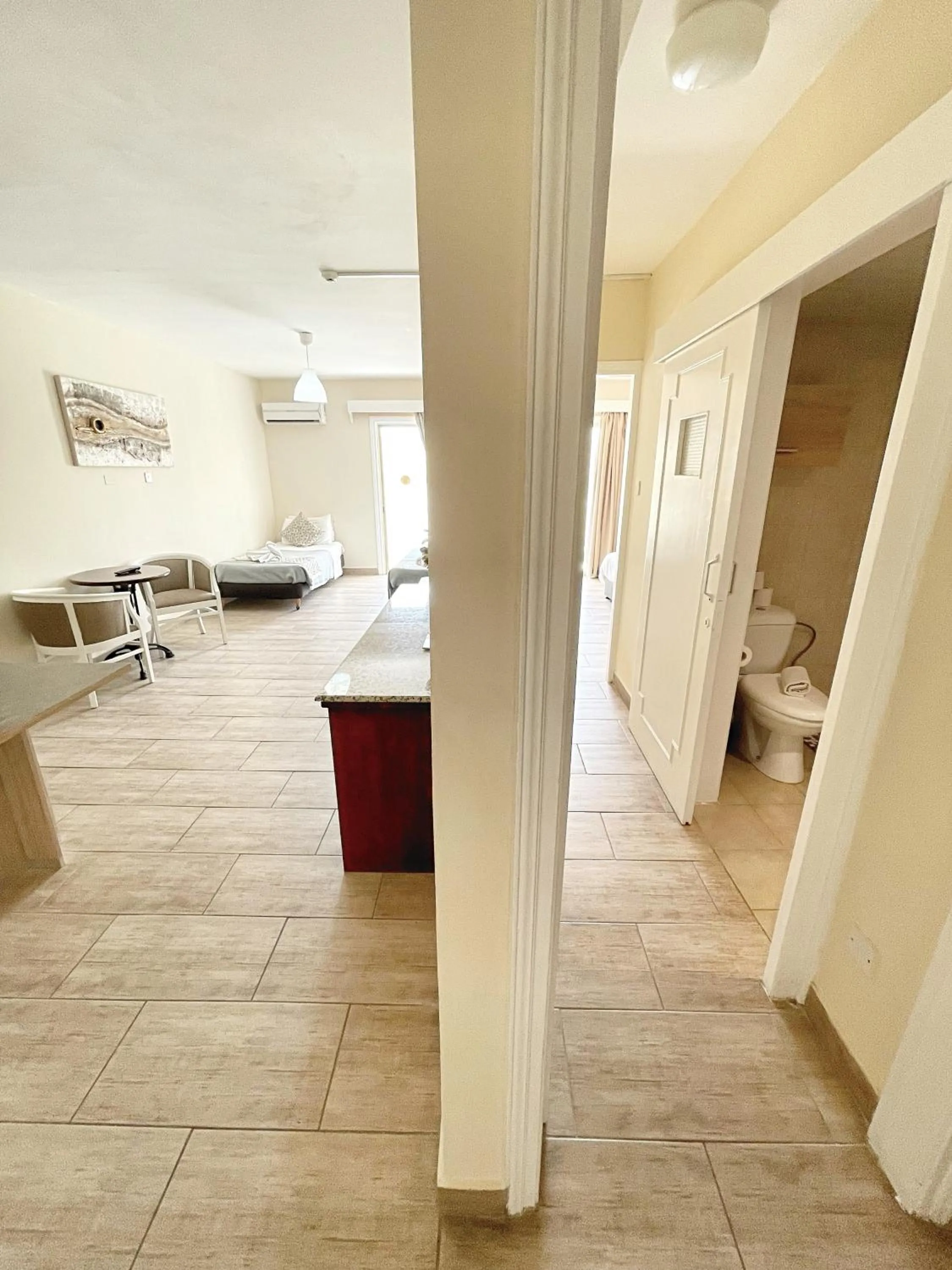 Bed in Antonis G. Hotel Apartments