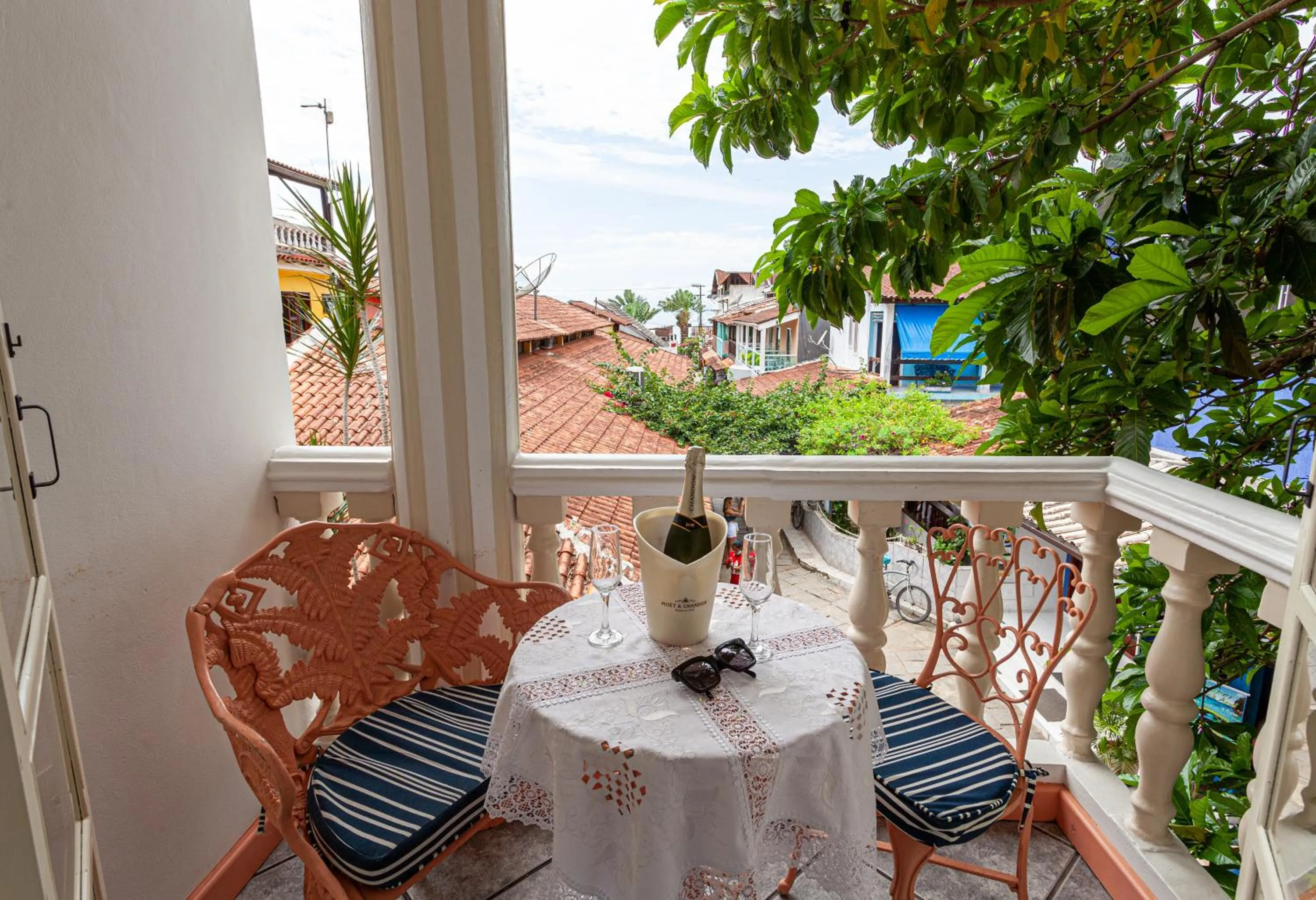 Balcony/Terrace in Pousada Casablanca