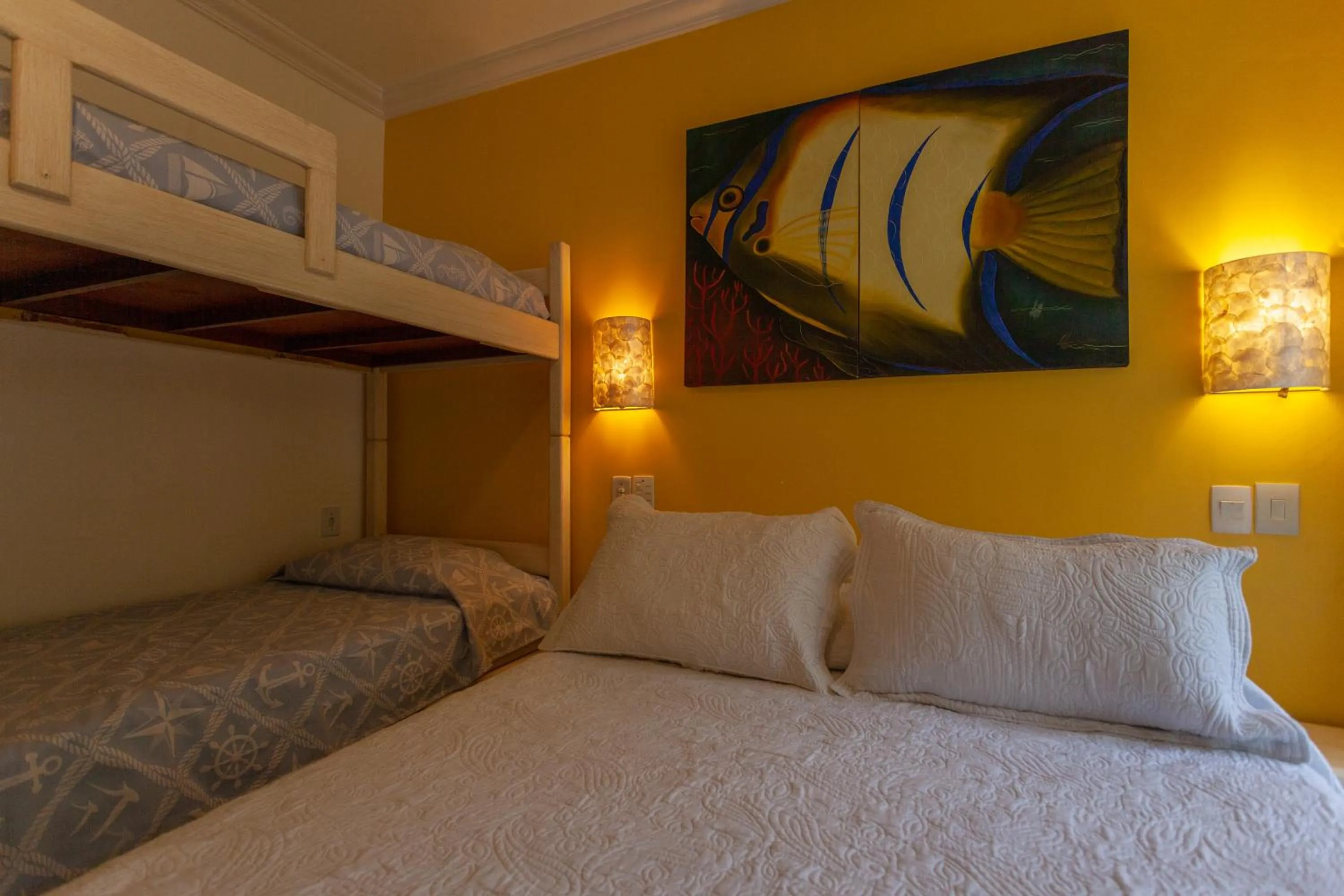 Bed in Pousada Casablanca