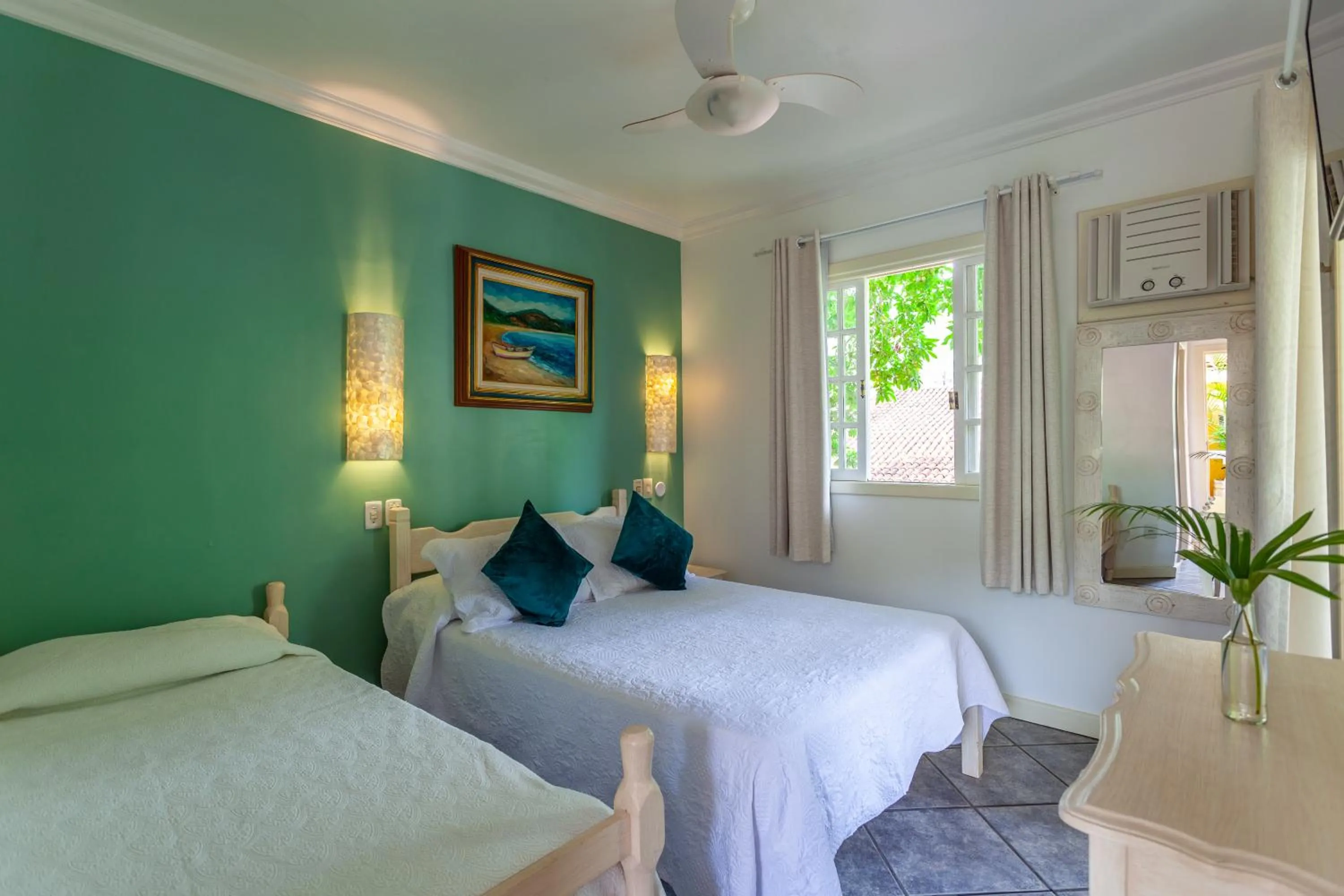 Bed in Pousada Casablanca