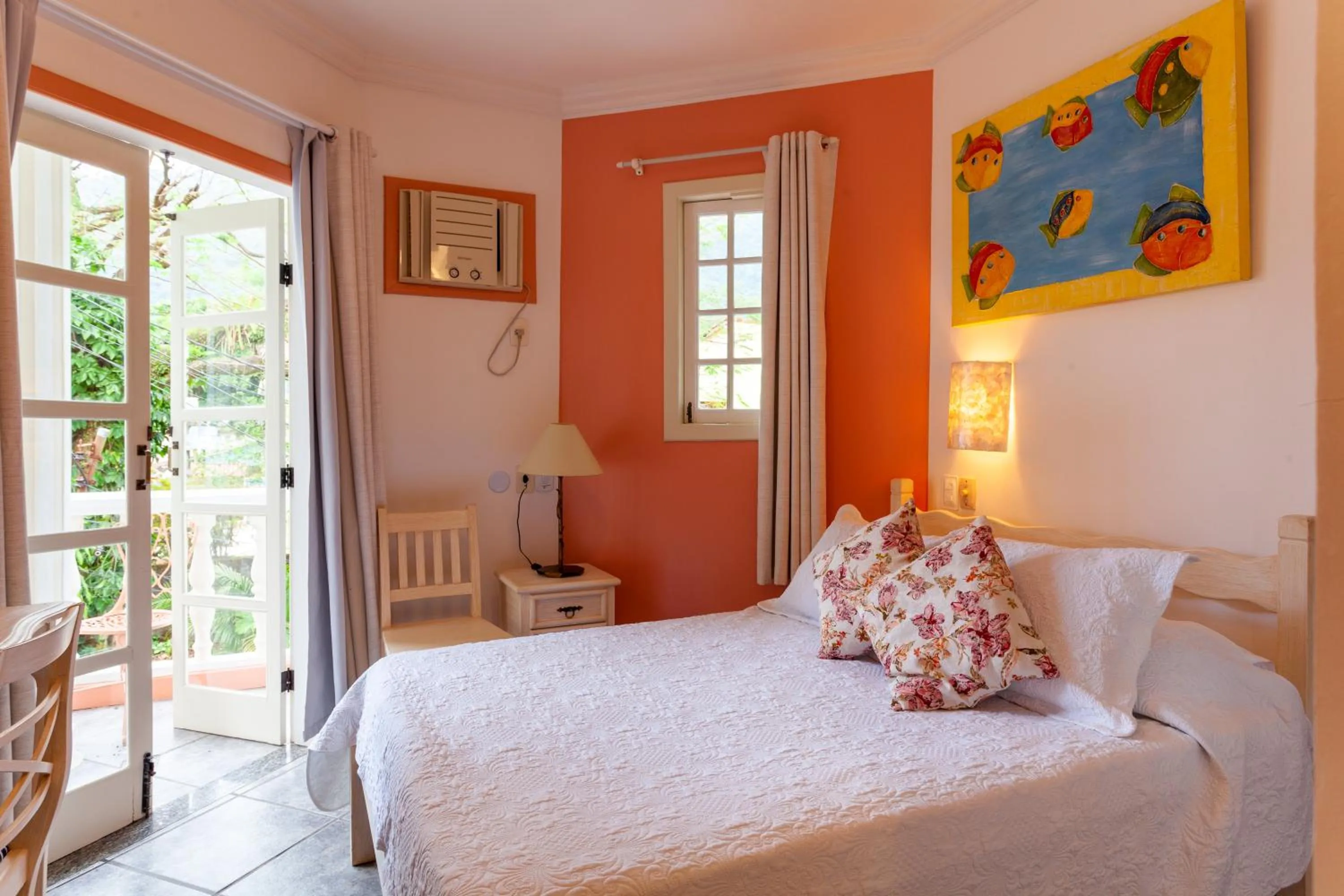 Bed in Pousada Casablanca