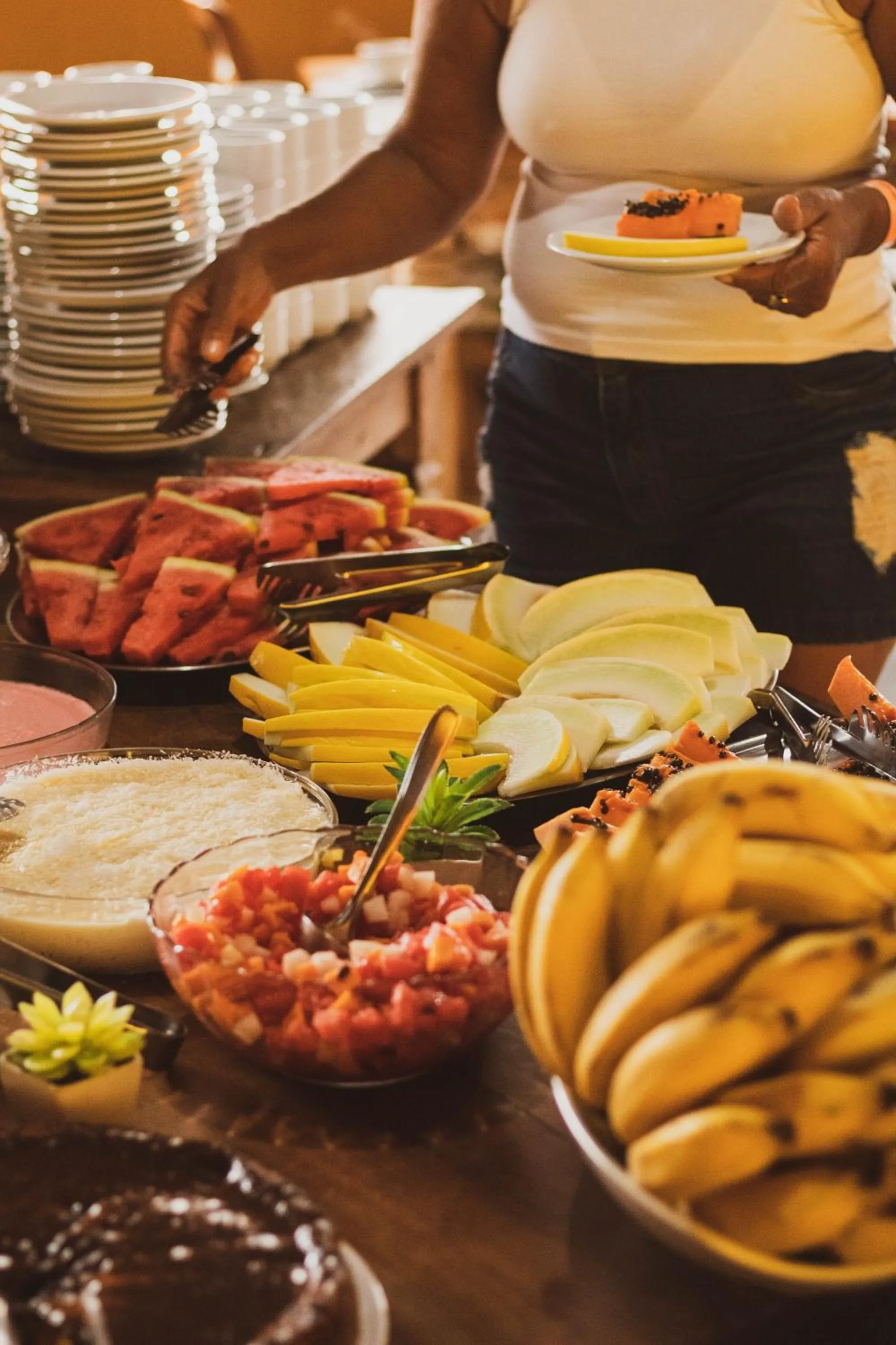 Food and drinks in Lonier Praia Inn Flats