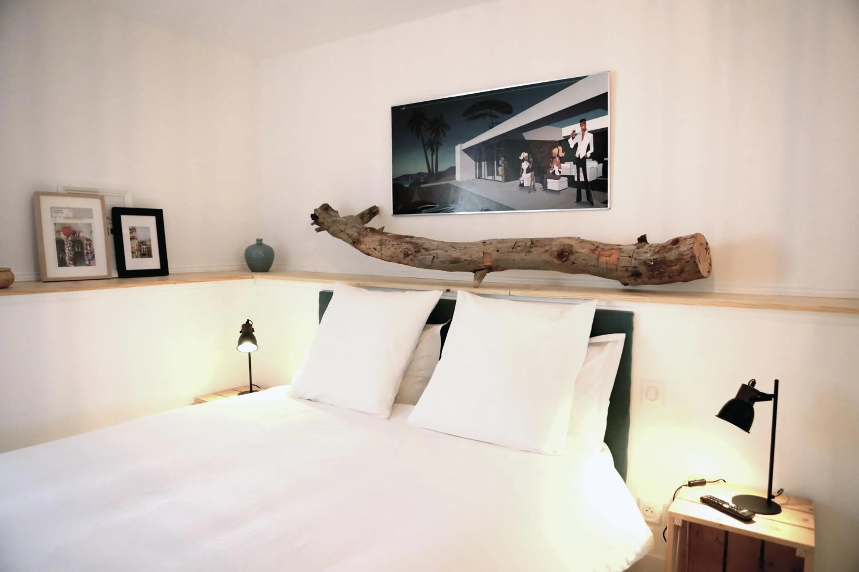 Bed in Relais de Chasse la Chaignaie