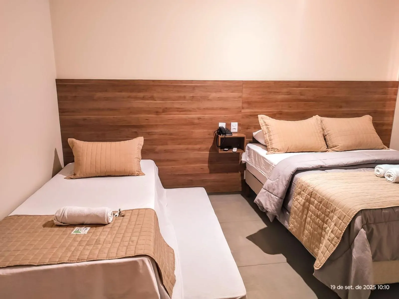 Bed in Hotel Vale Do Ivinhema