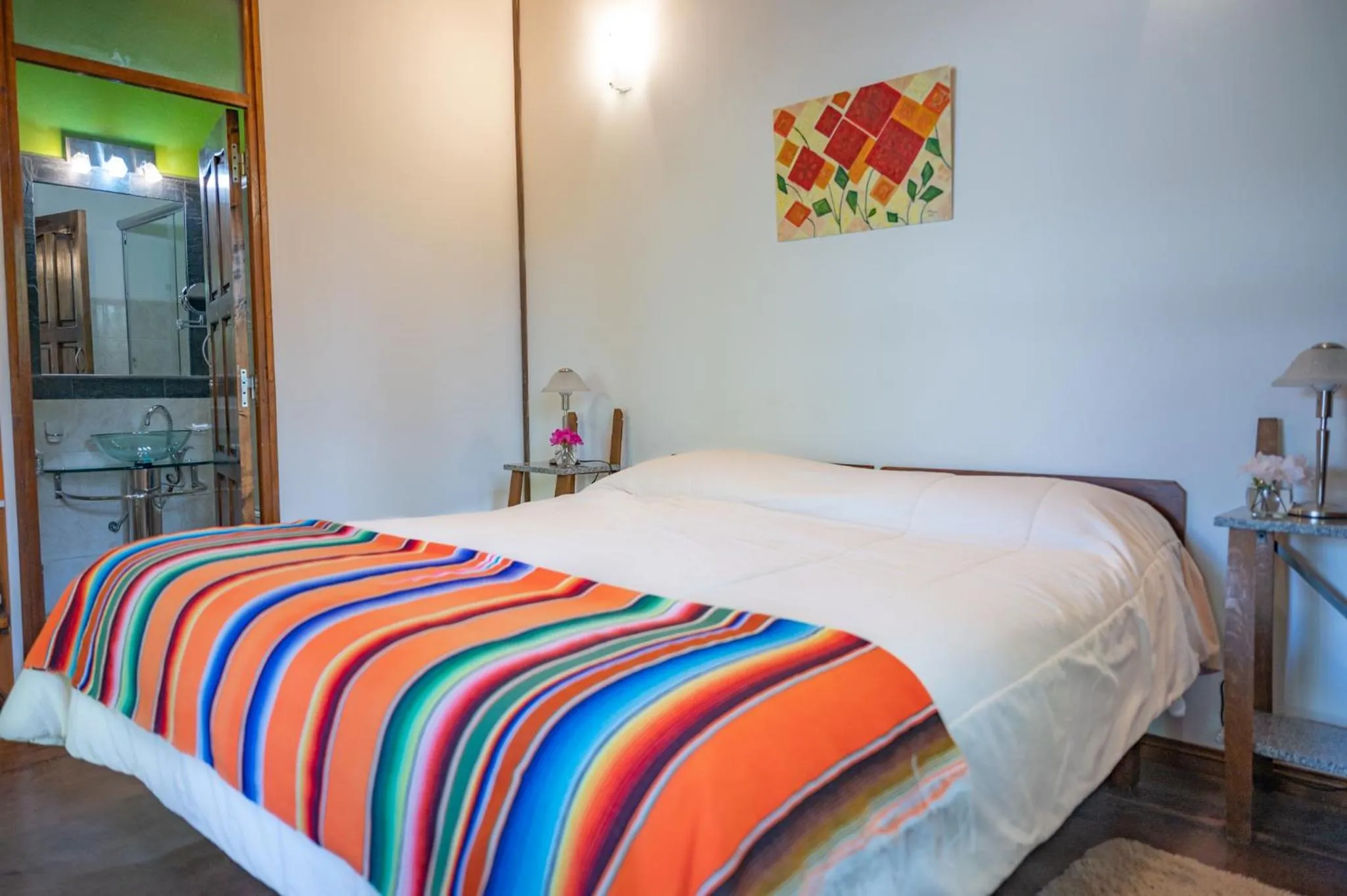 Bedroom, Bed in Posada Boutique El Encuentro Chacras de Coria