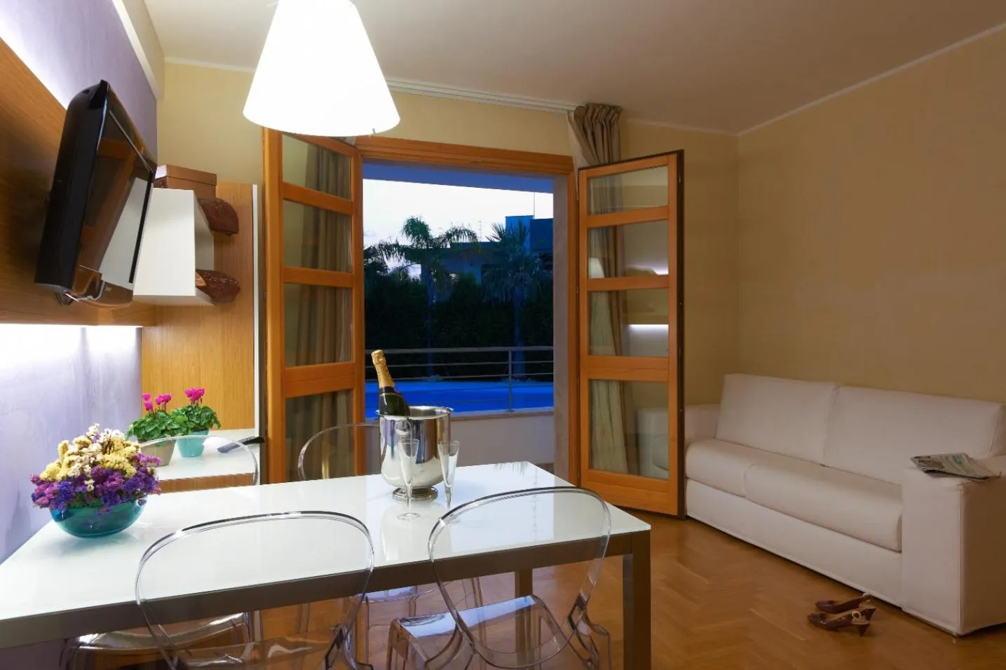 Living room in Santa Caterina Resort