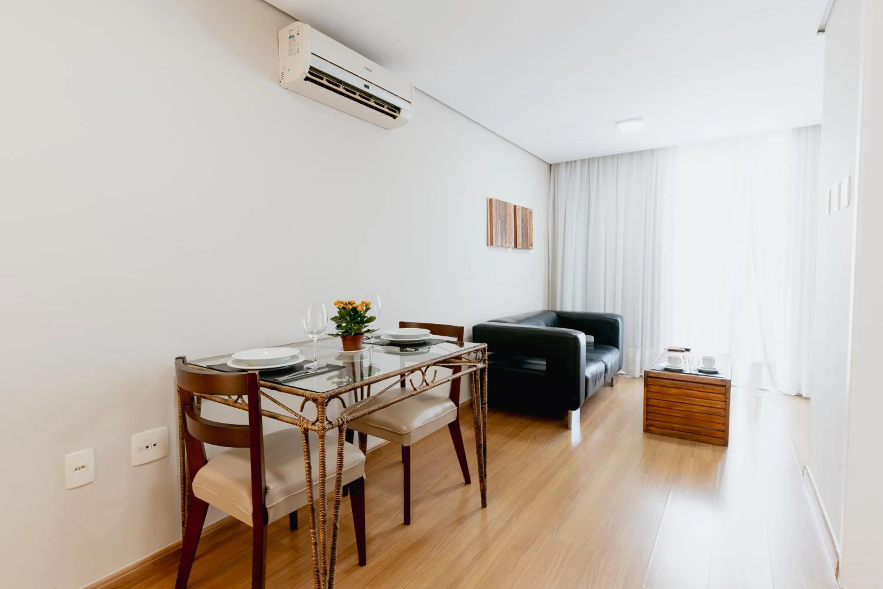 Living room in Victory Suites