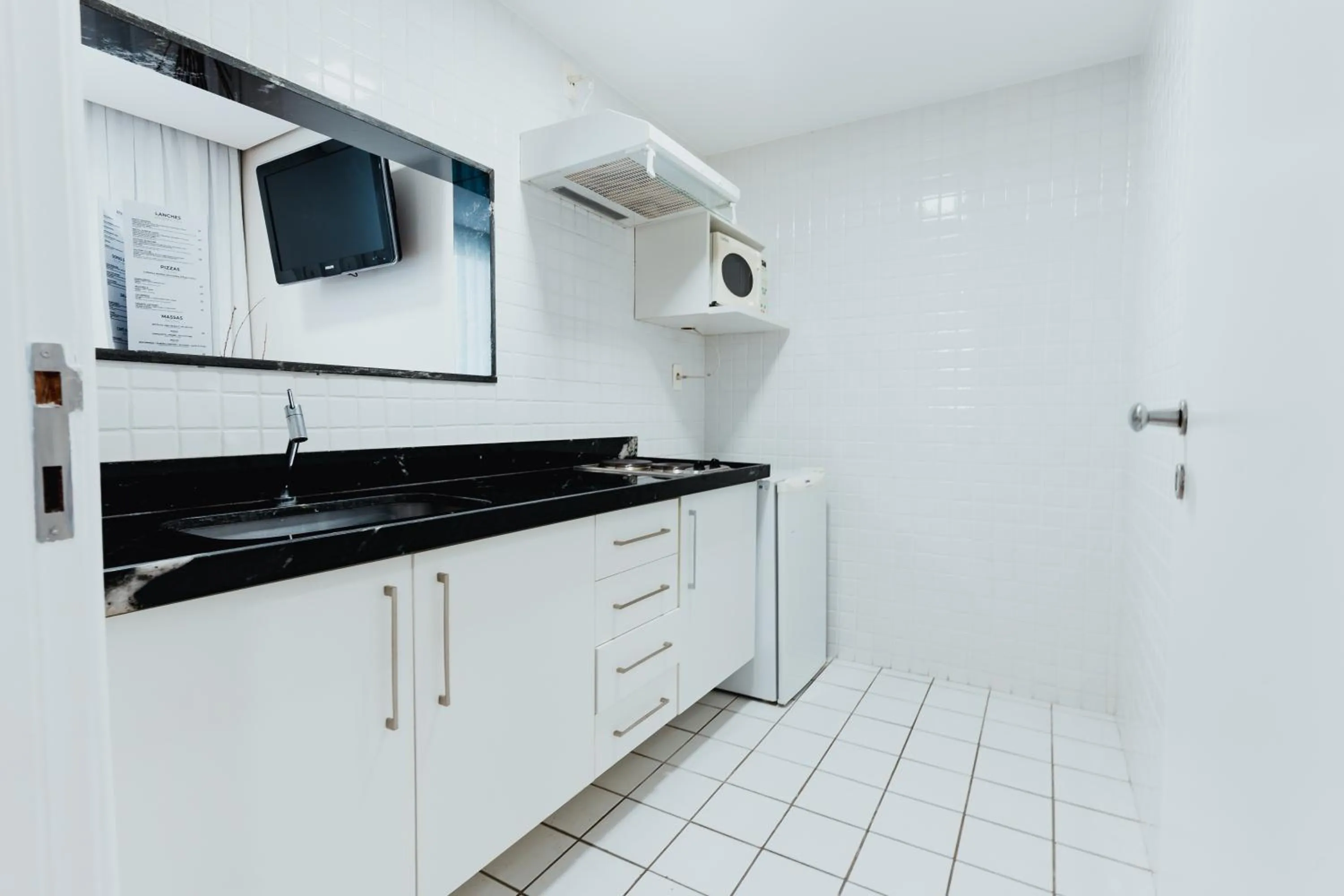 kitchen in Victory Suites