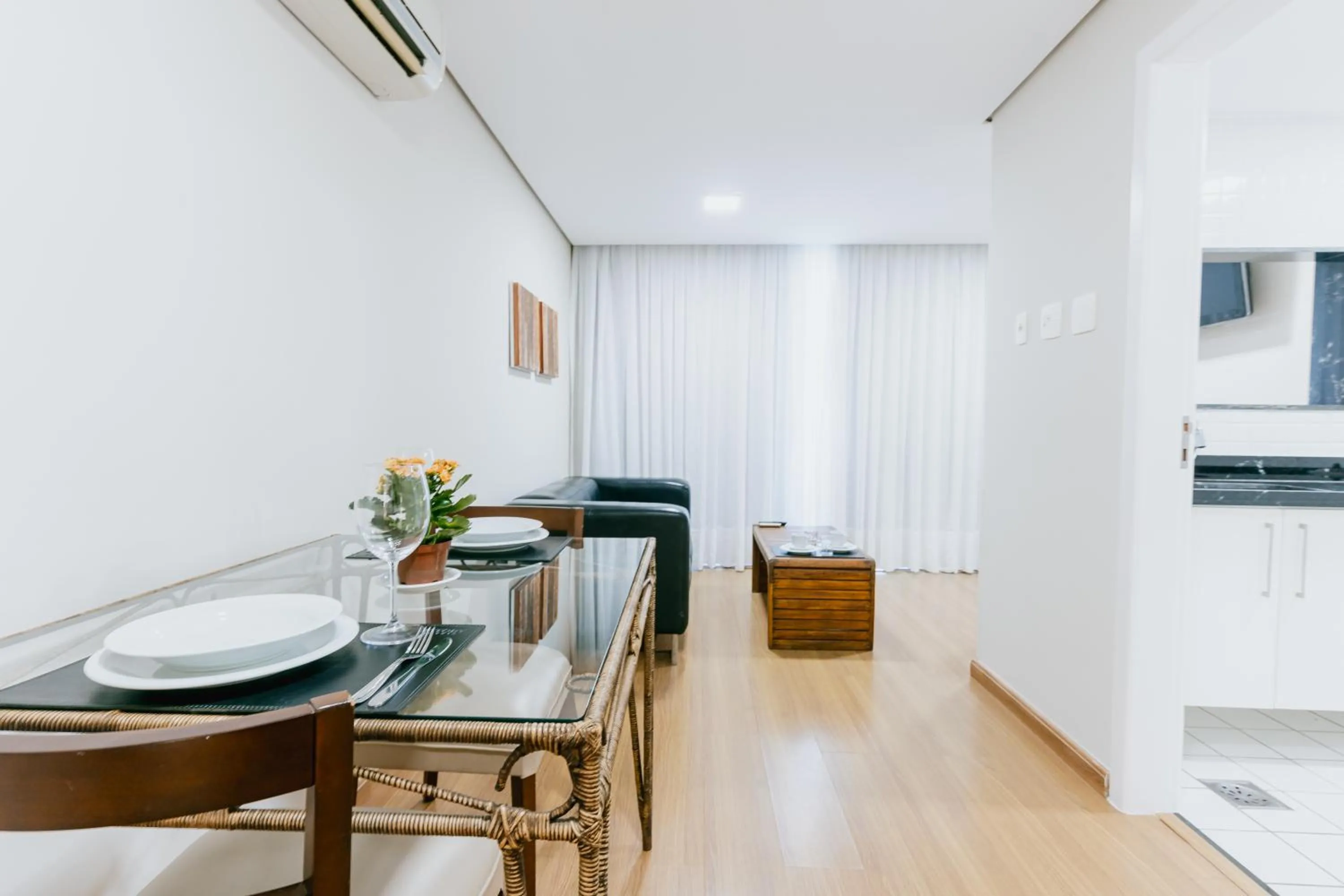 Living room in Victory Suites