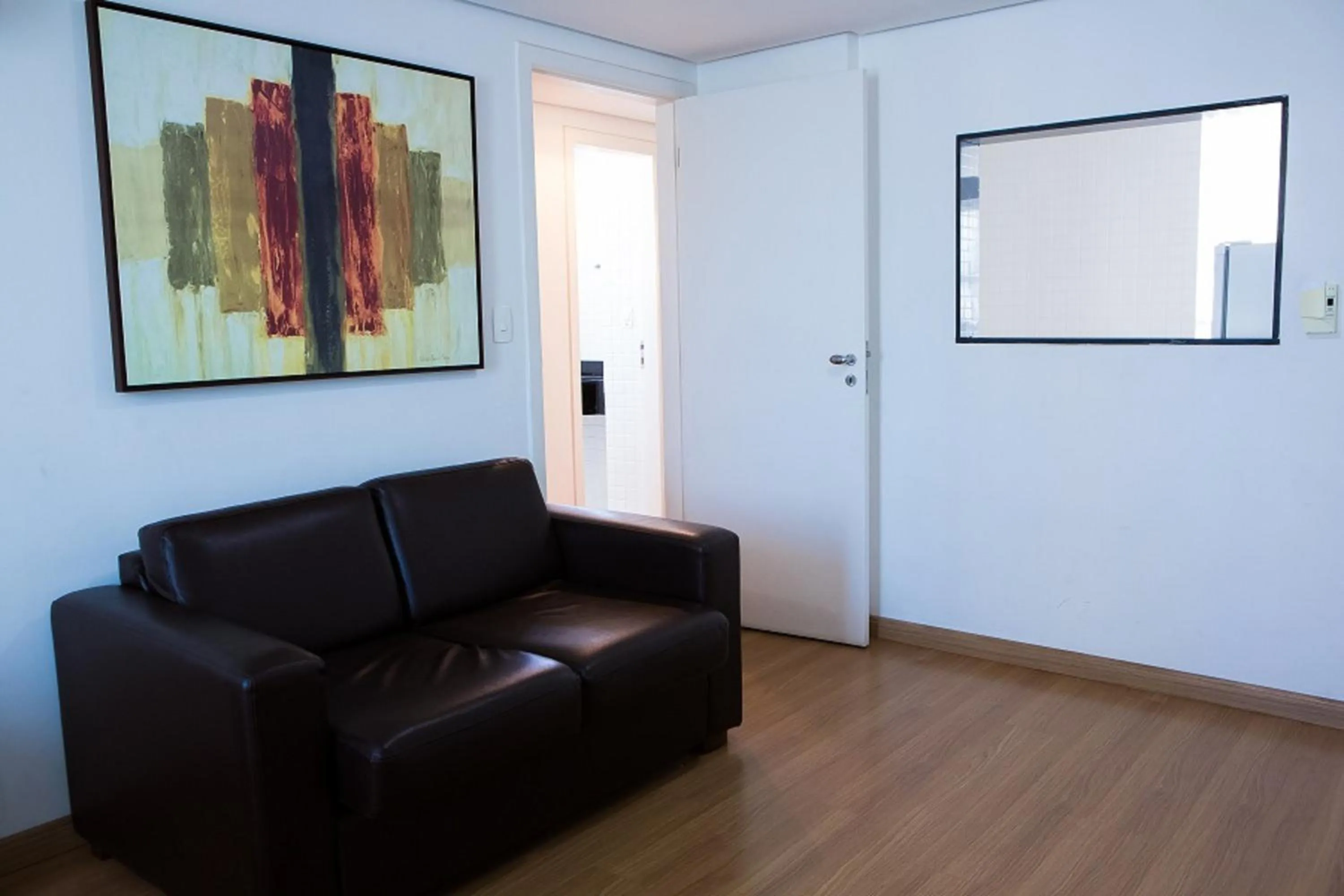 Seating area in Victory Suites