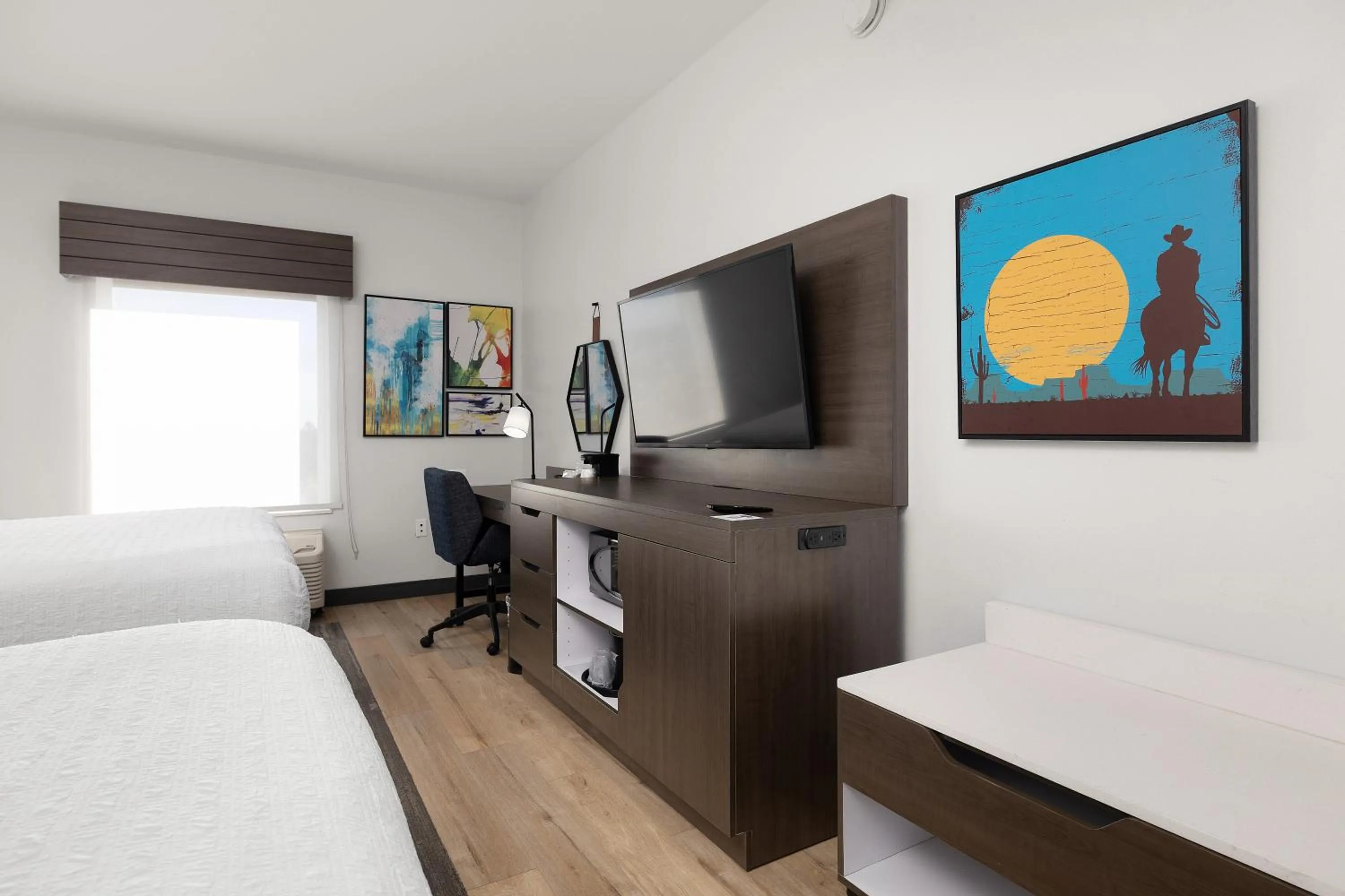 Bed in Hampton Inn & Suites McAllen