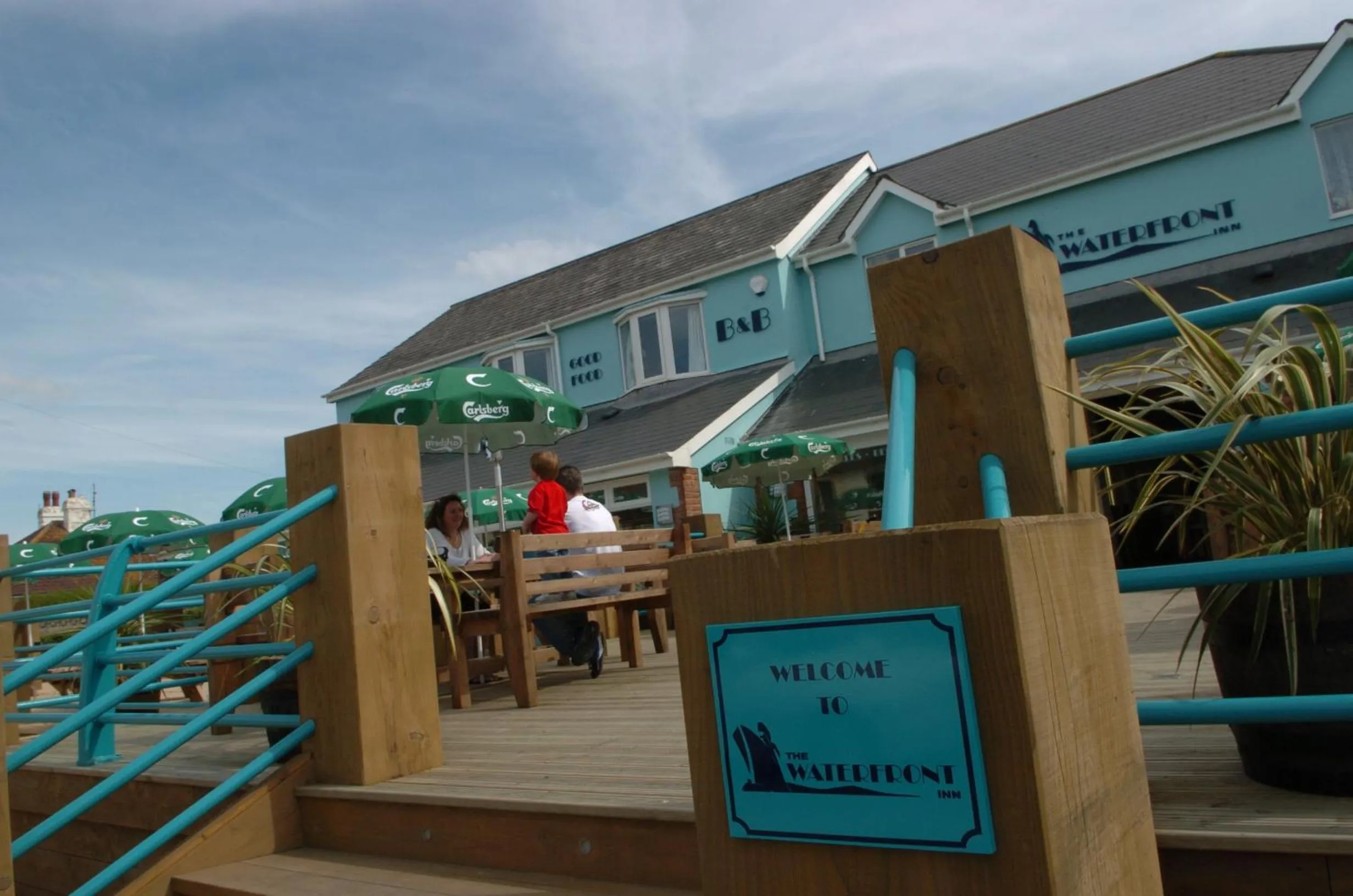Patio in The Waterfront Inn