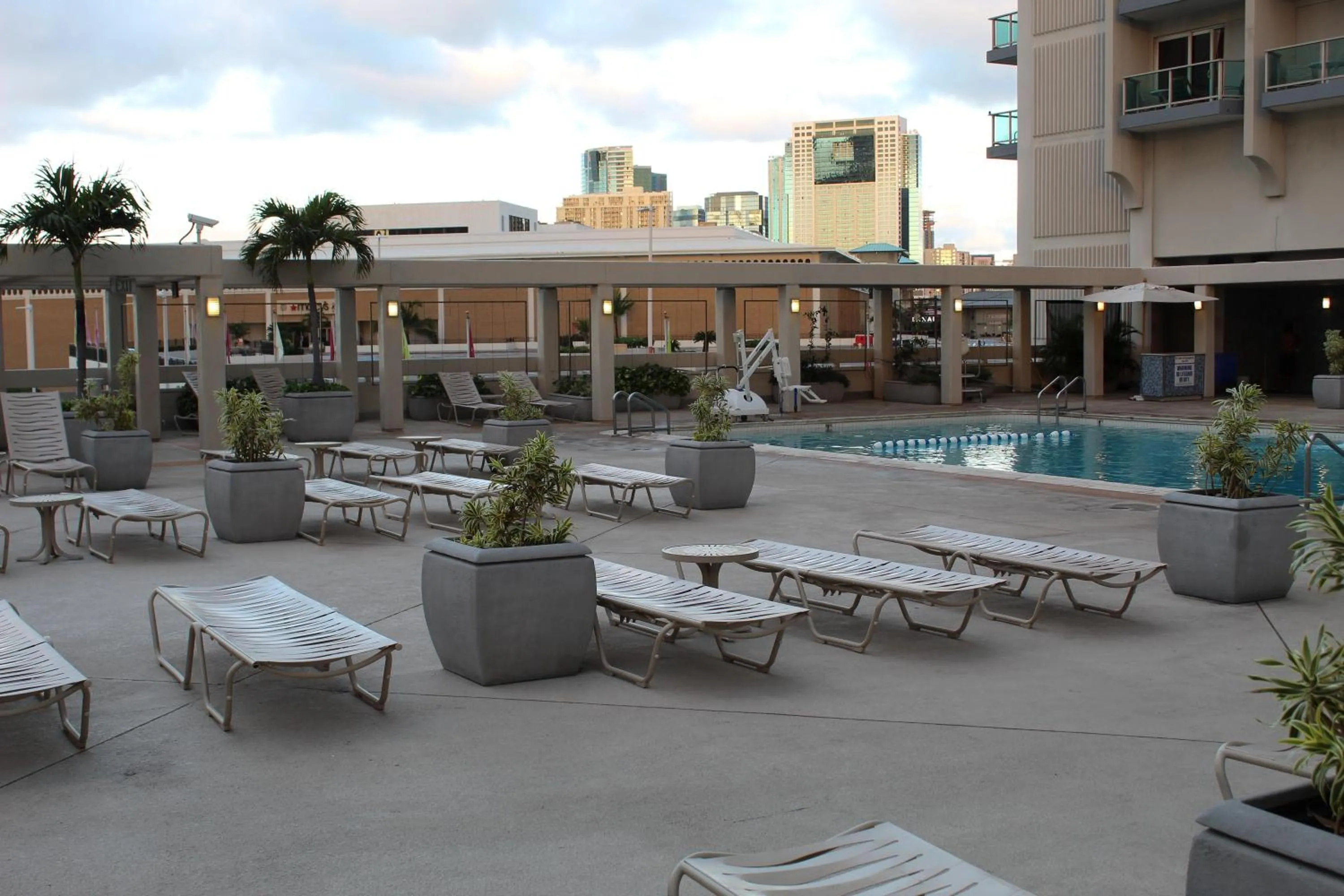 Swimming pool in LSI Resorts at Ala Moana