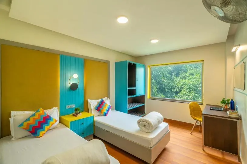 Bedroom, Bed in goSTOPS Delhi