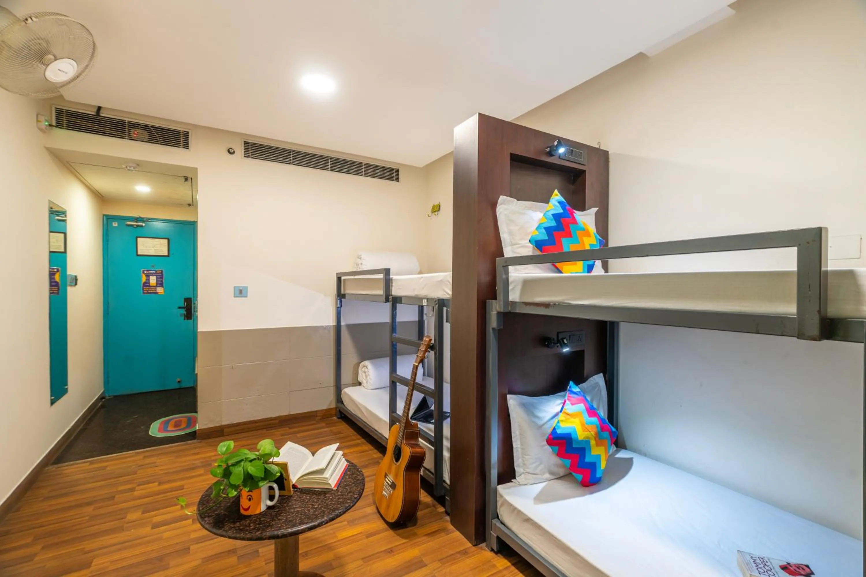 Bed in 4 Bed Female Only AC Dormitory Room with Ensuite Bathroom in goSTOPS Delhi