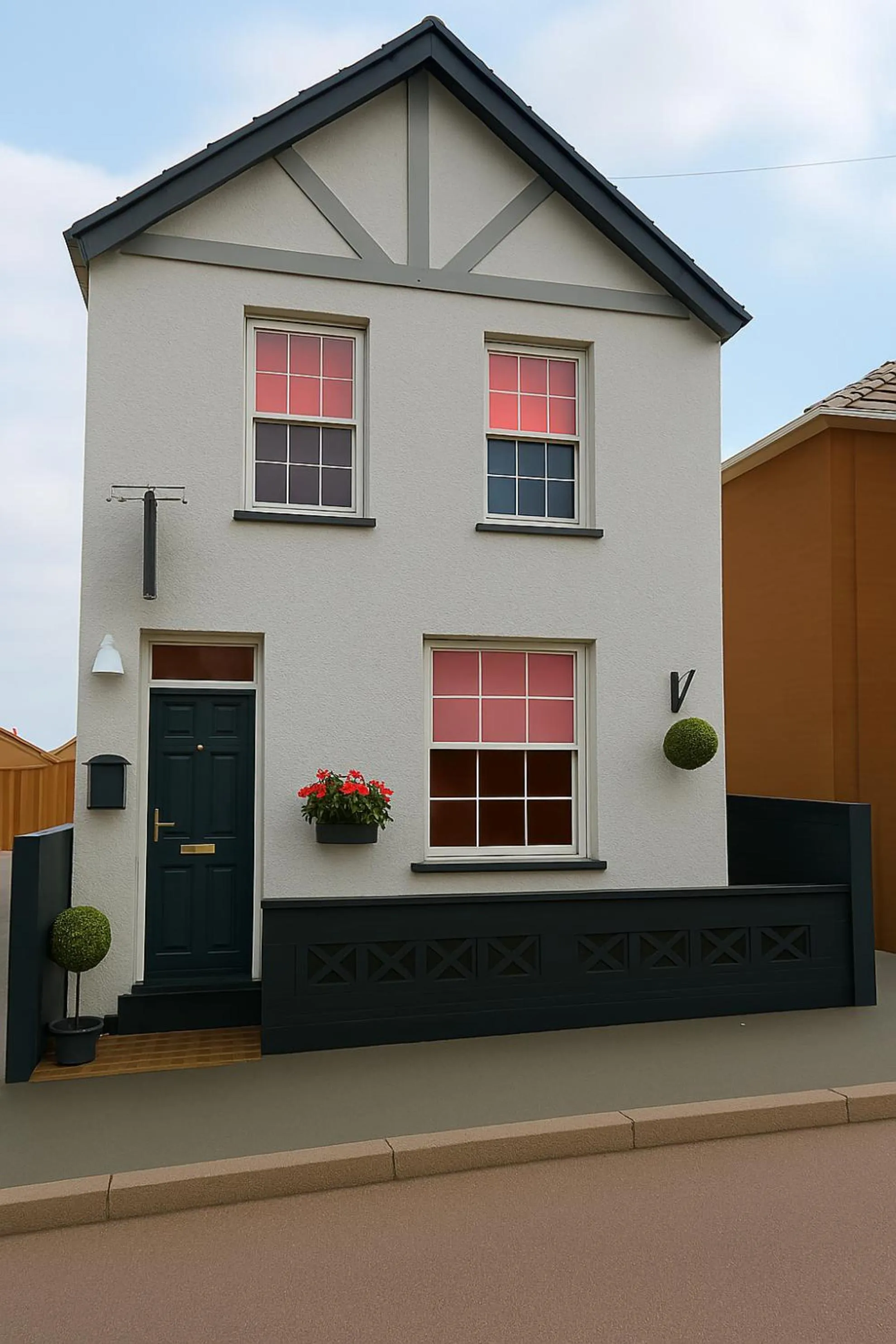 Property building in The Railway Sleeper Lodge