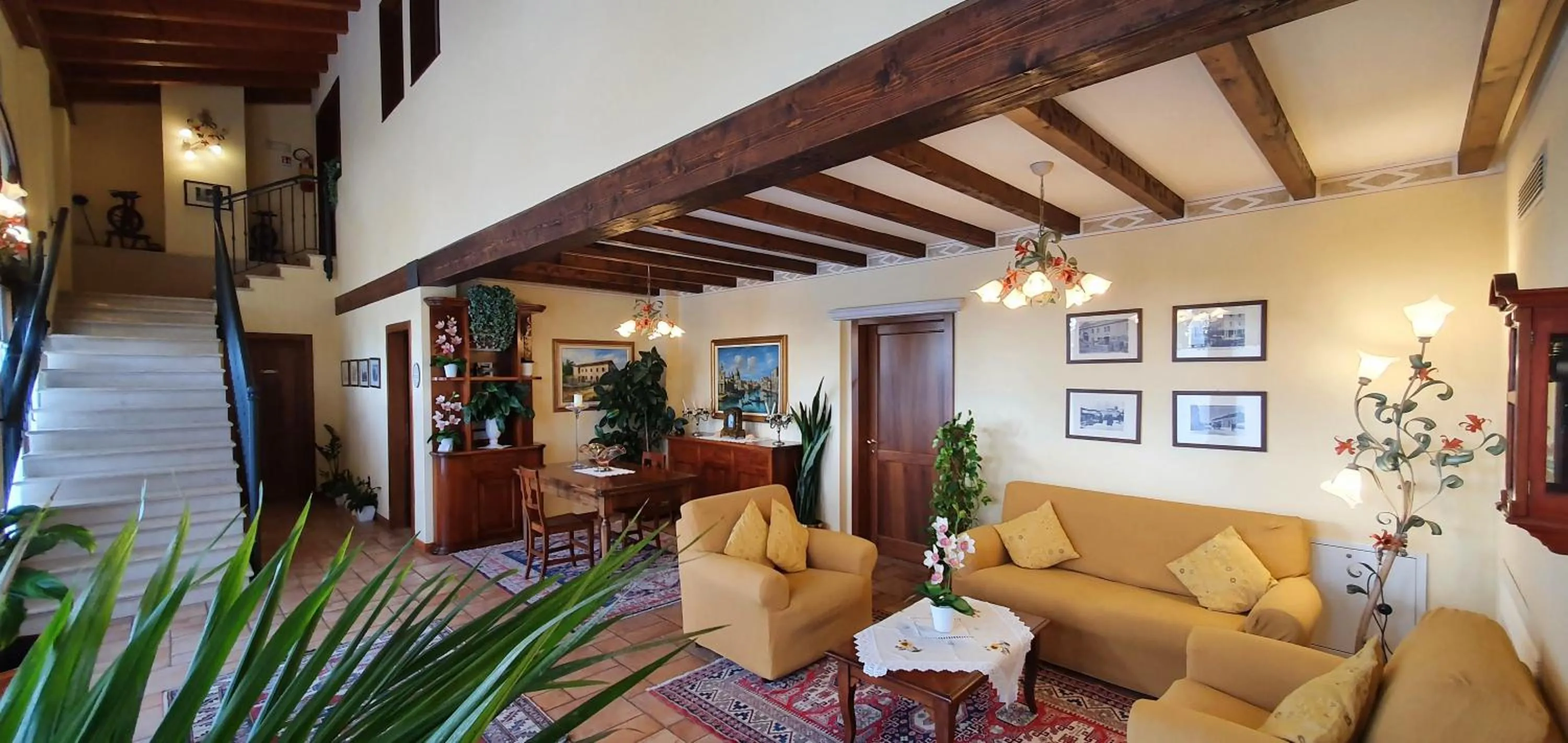 Lobby or reception in Villa Serena Agriturismo