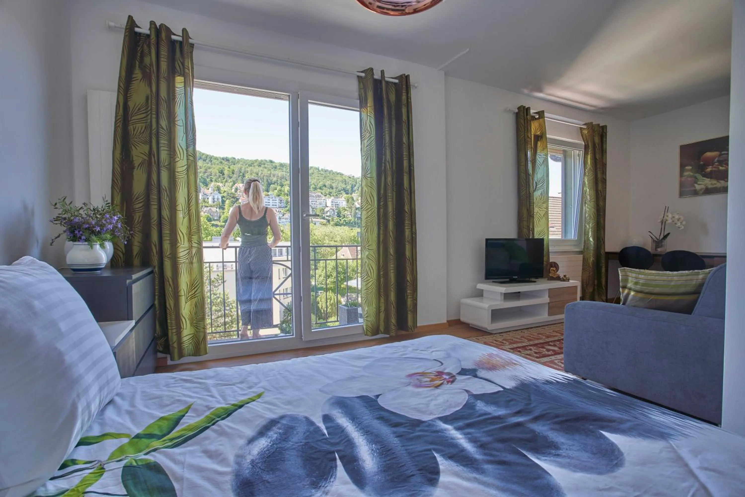 Bedroom, Bed in Hotel La Balance self check-in