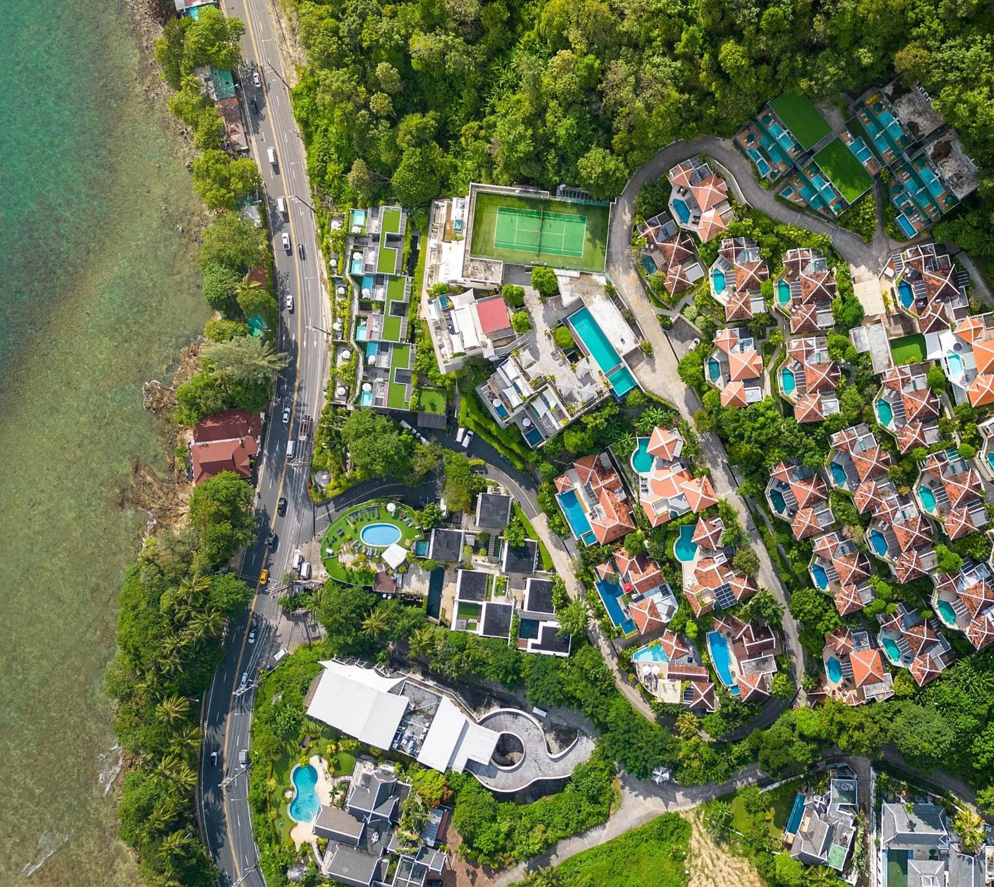 Bird's eye view in IndoChine Resort and Villas