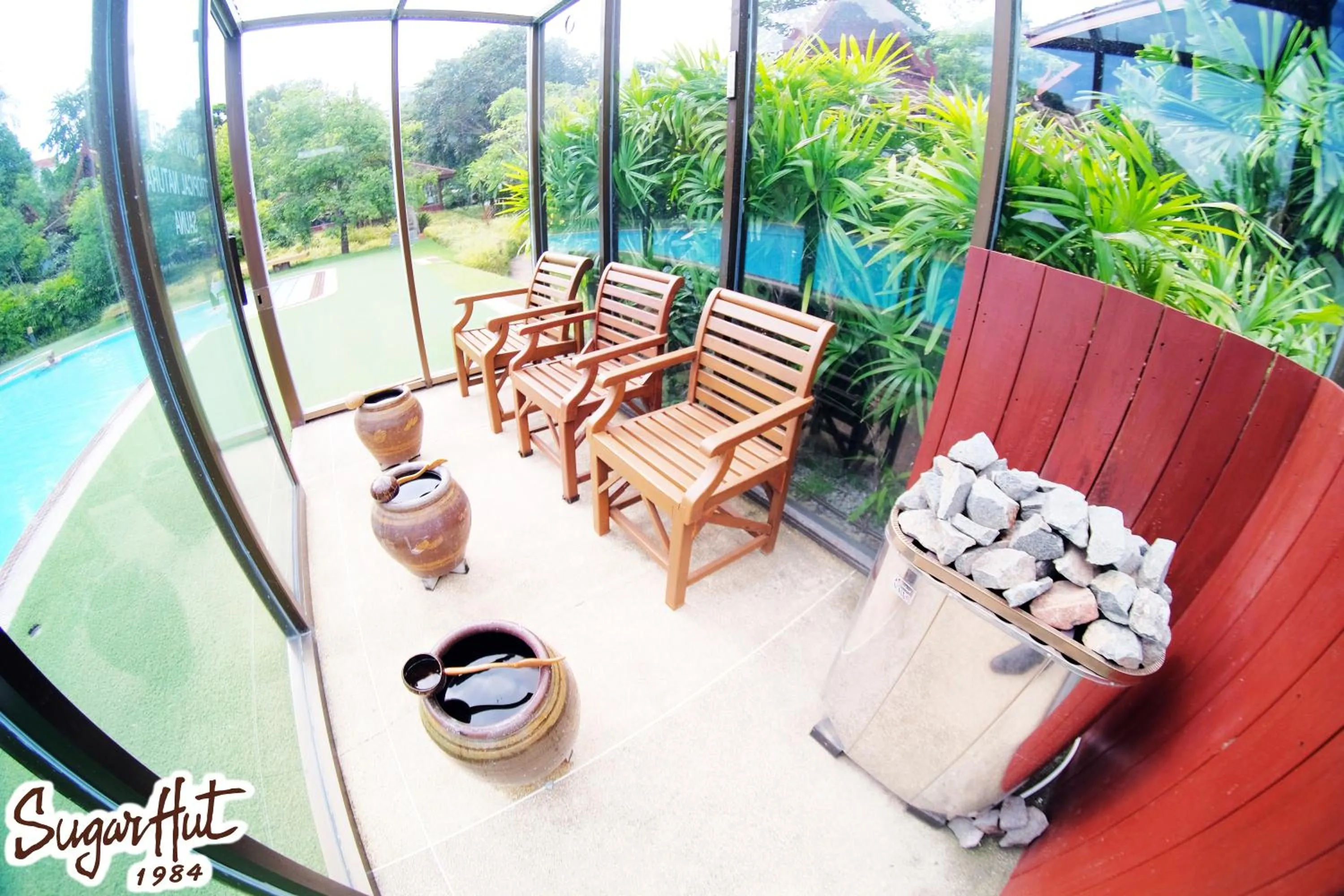 Sauna in Sugar Hut Resort & Restaurant