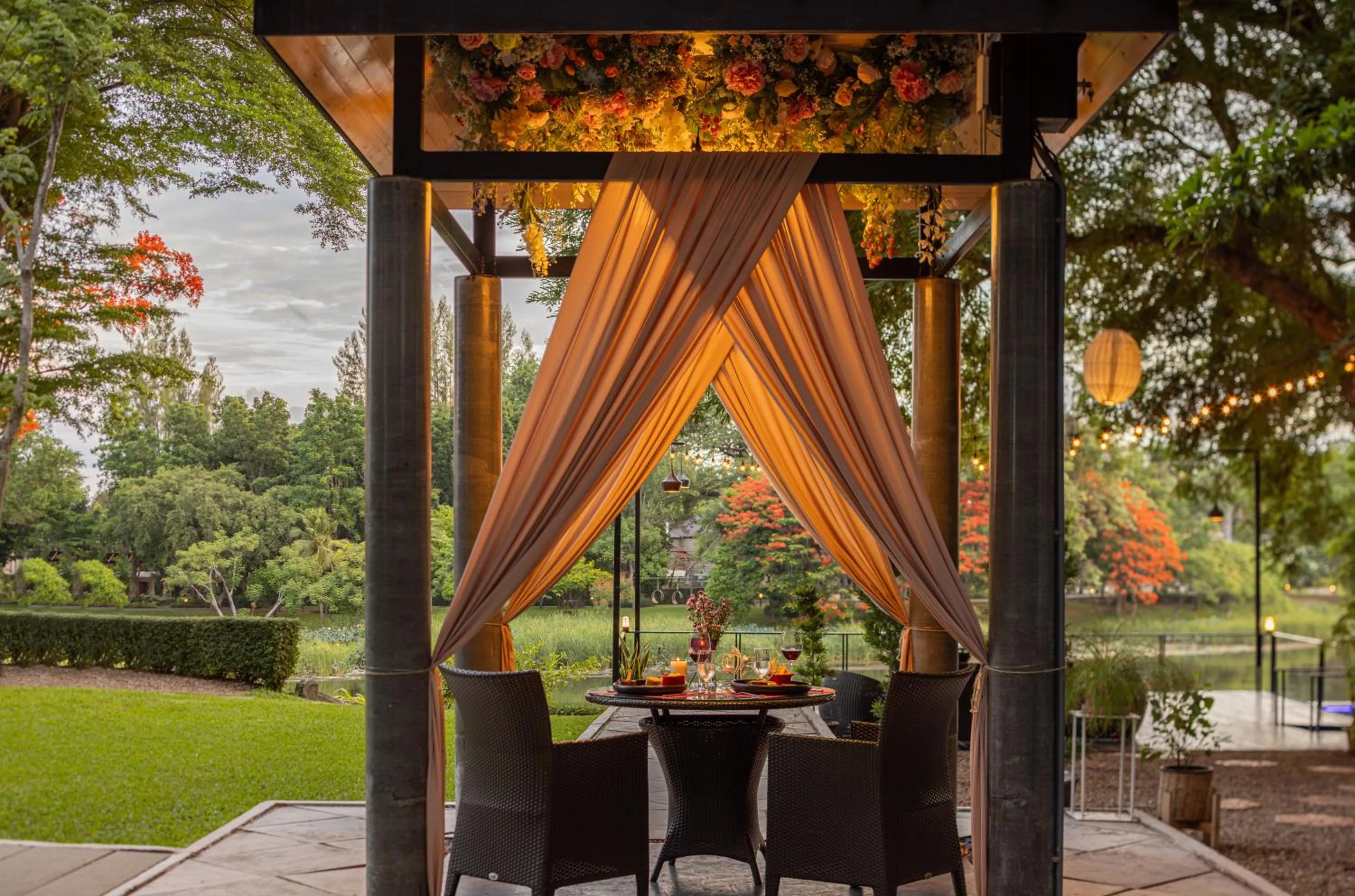 Dinner in U Inchantree Kanchanaburi