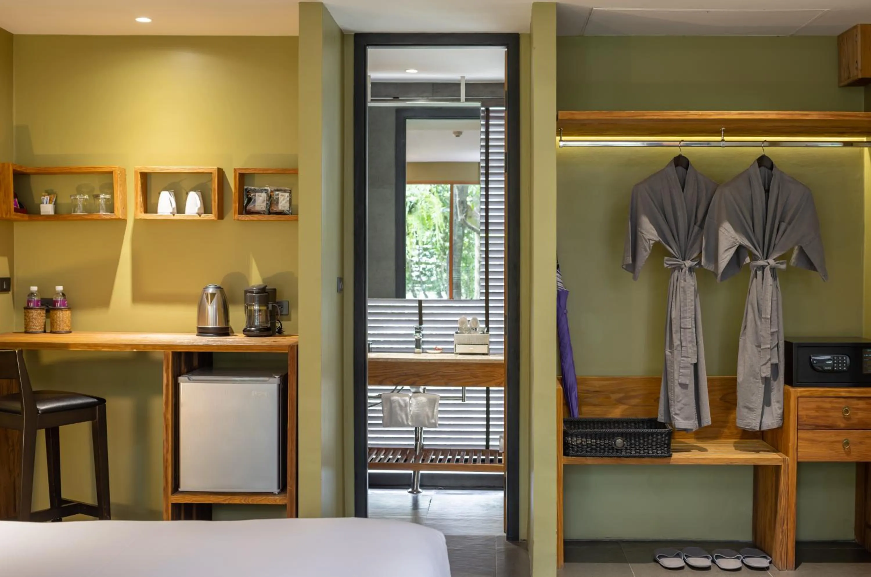 Garden view in U Inchantree Kanchanaburi