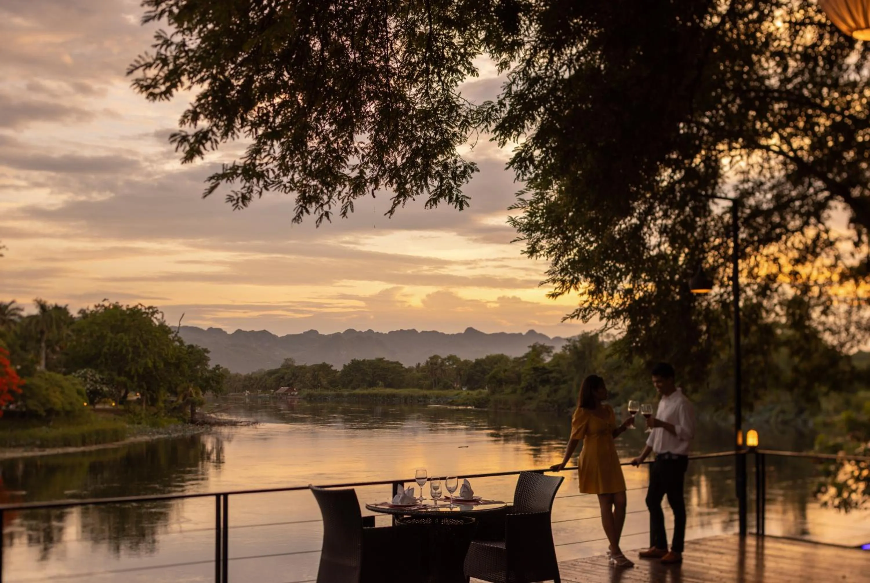Dinner in U Inchantree Kanchanaburi