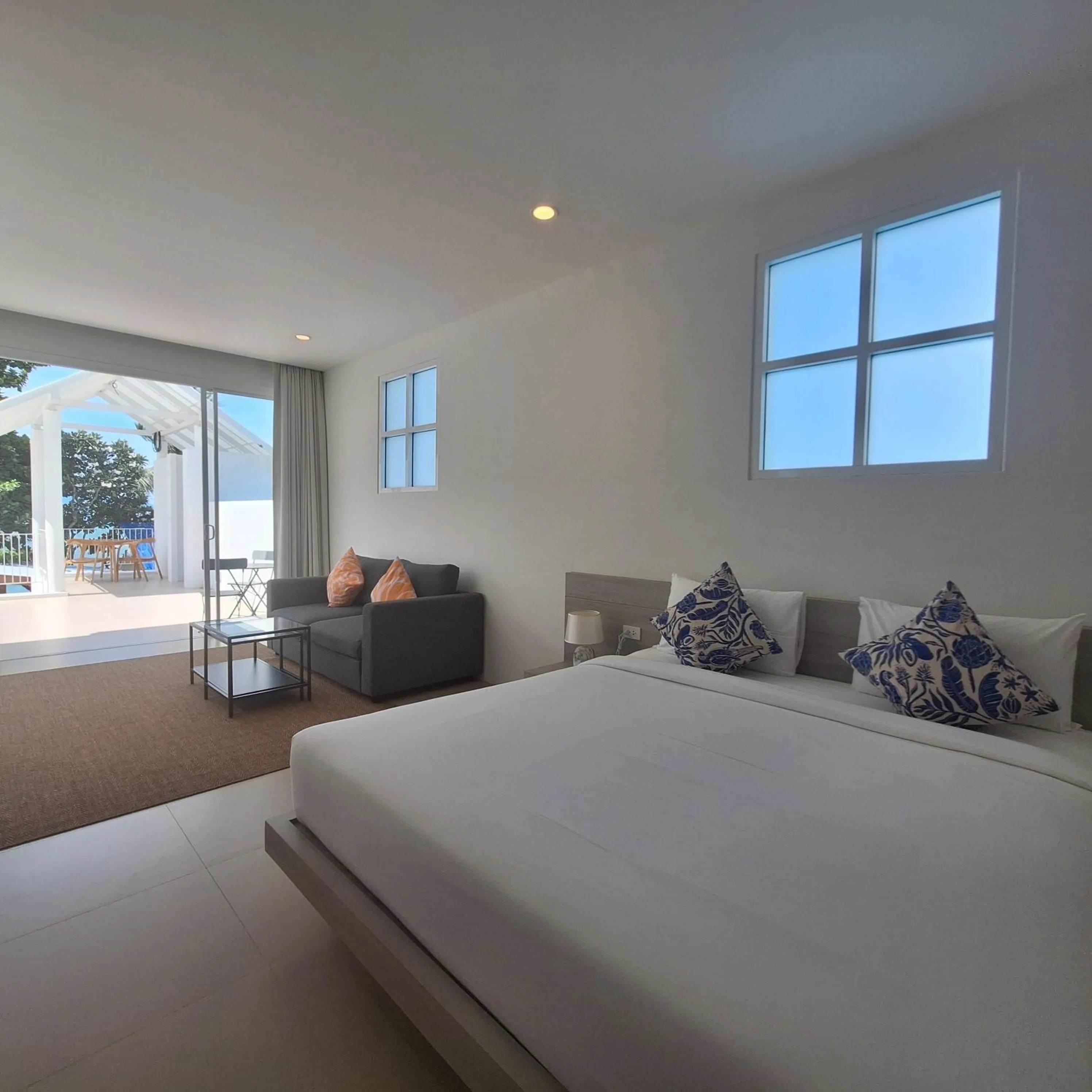 View (from property/room), Bed in Baanfah Resort Samui