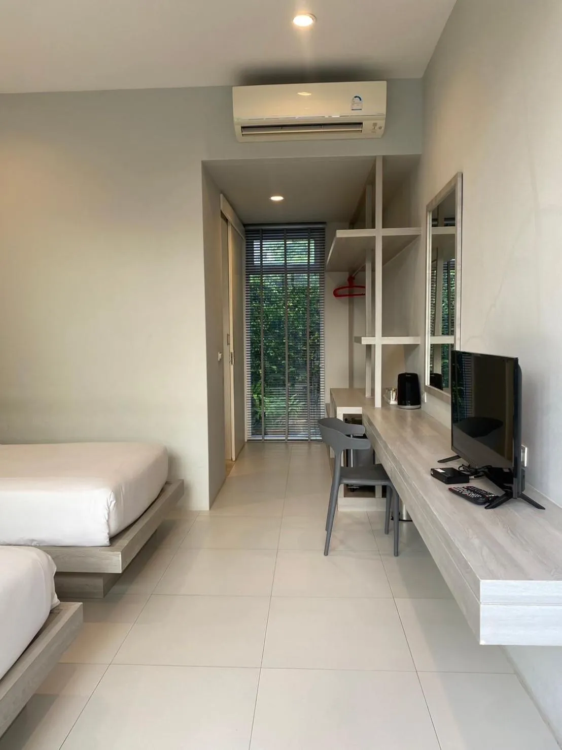 Bed in Baanfah Resort Samui