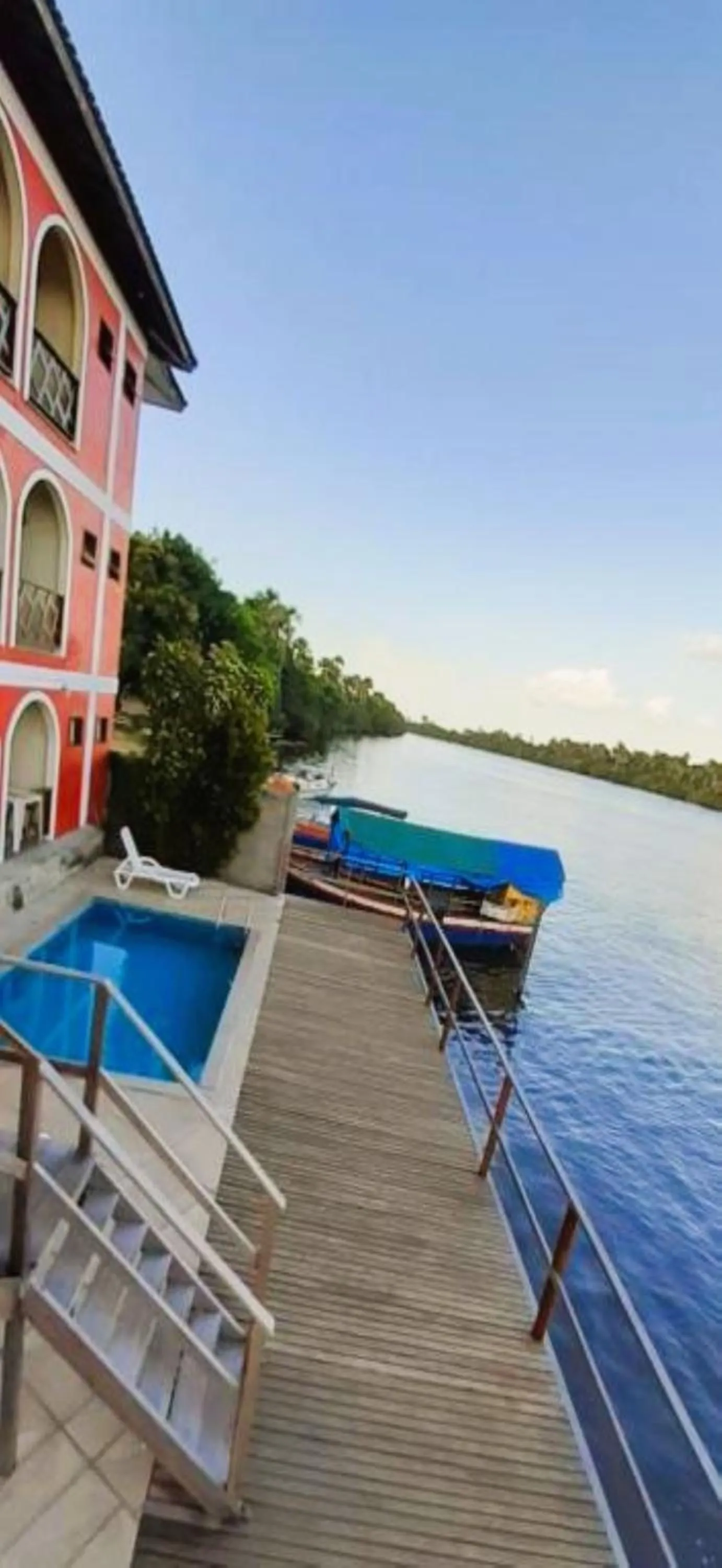 Pool view in Hotel Beira Rio Preguiças