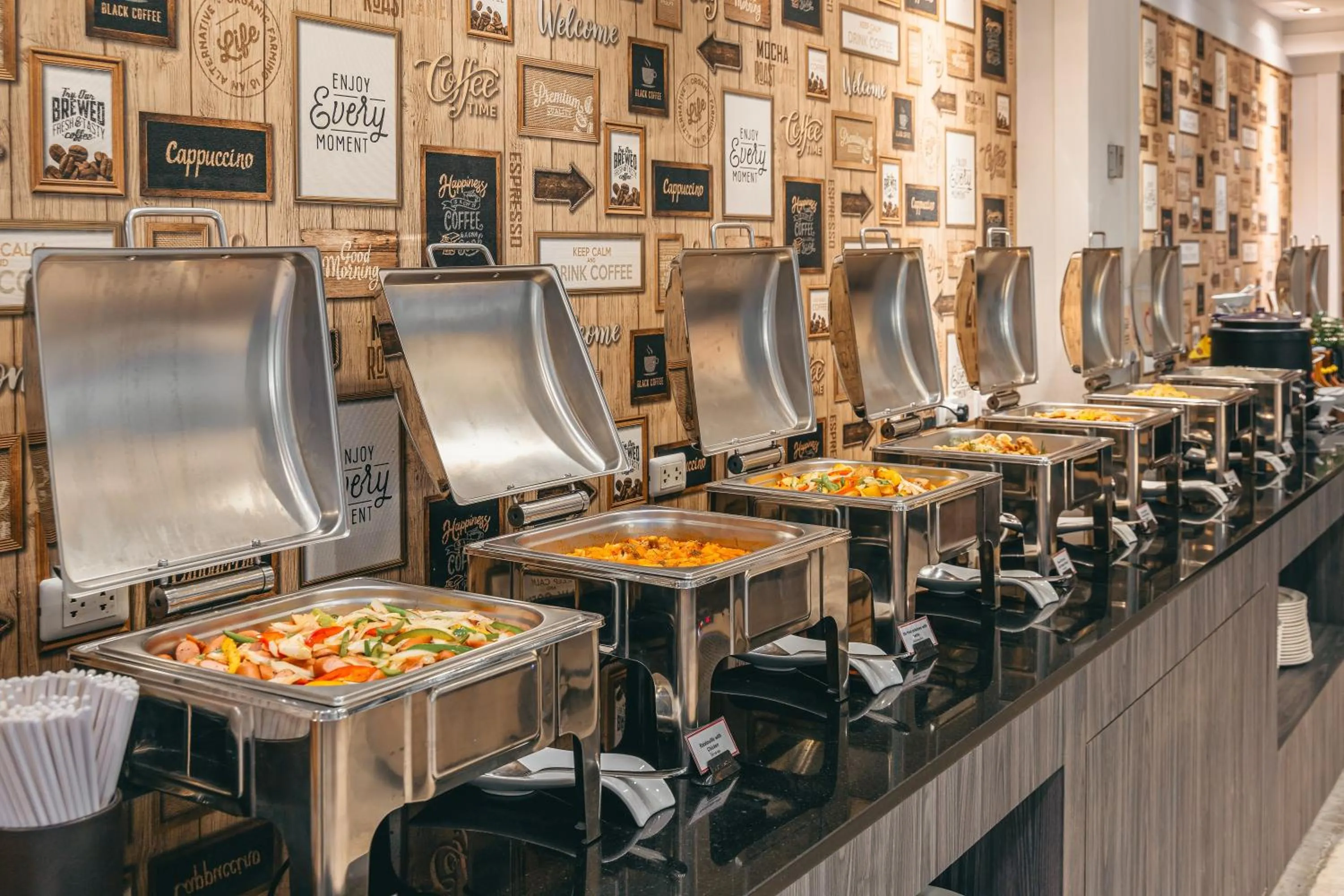 Buffet breakfast in Heeton Concept Hotel Pattaya by Compass Hospitality