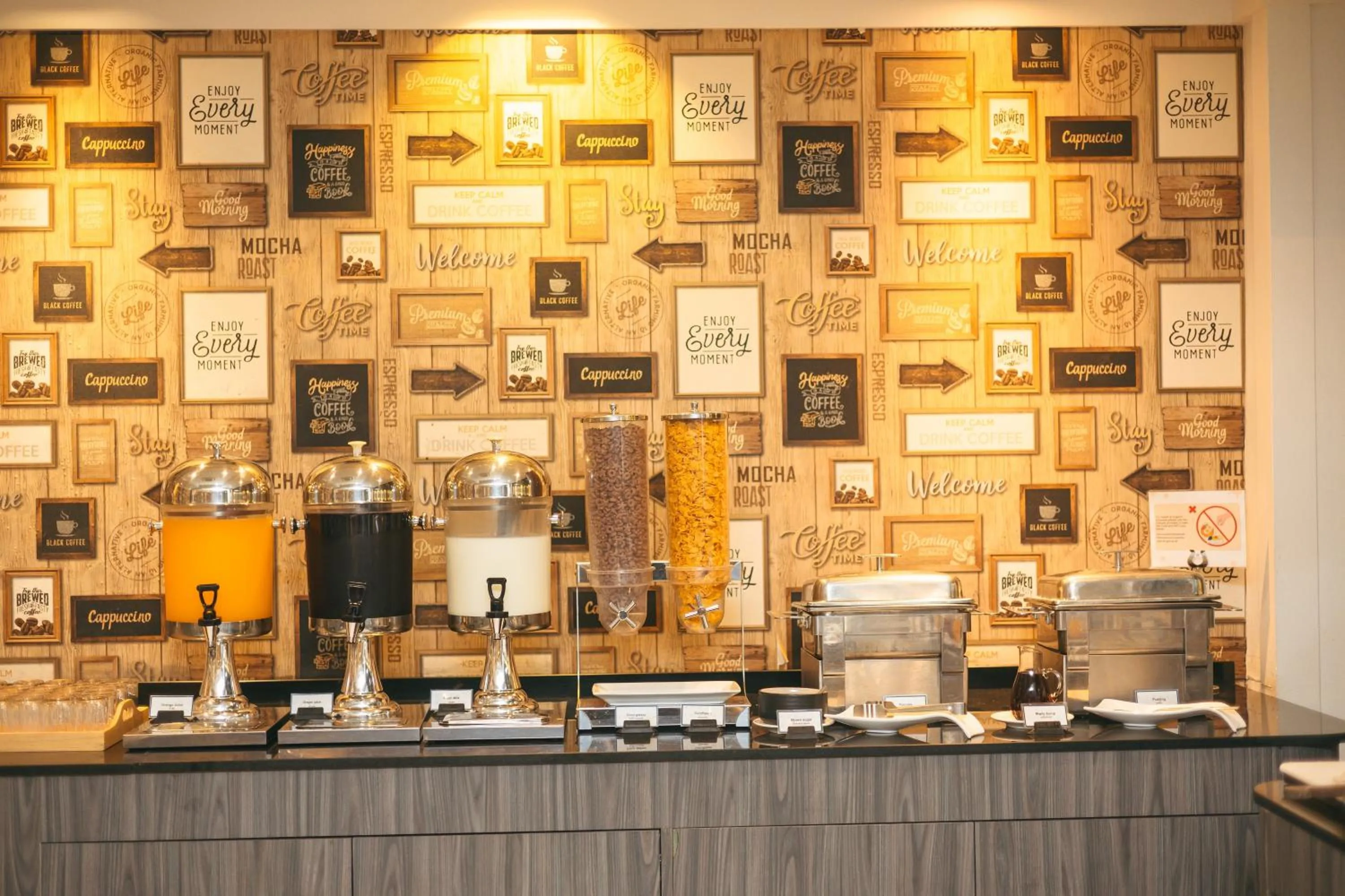 Buffet breakfast in Heeton Concept Hotel Pattaya by Compass Hospitality