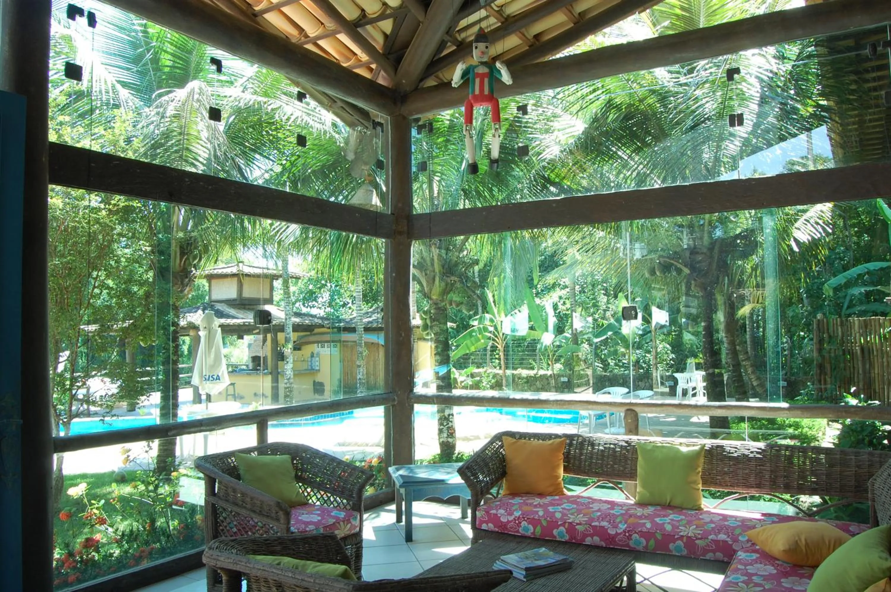 Decorative detail in Pousada Águas de Parati