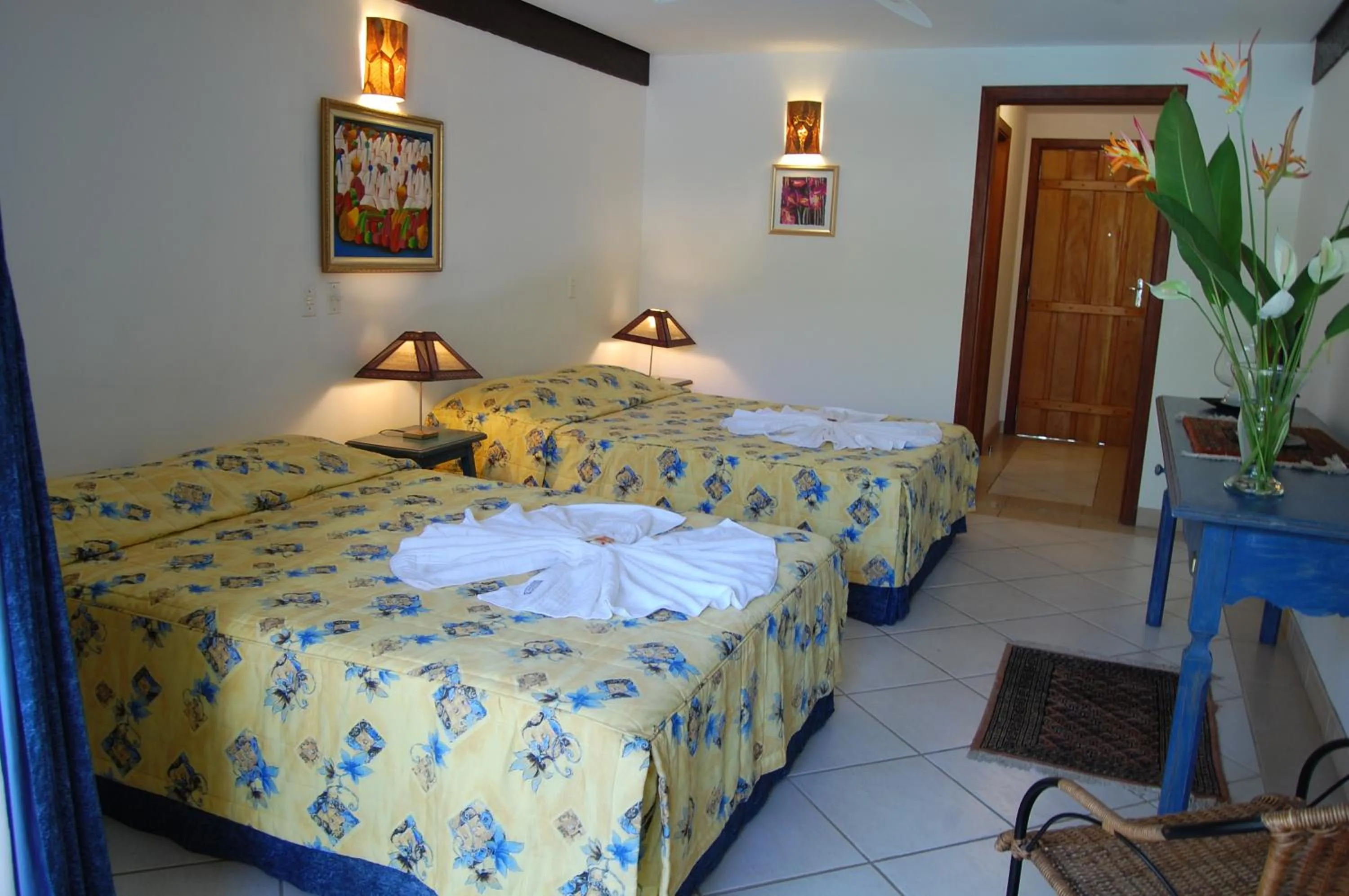 Bed in Pousada Águas de Parati