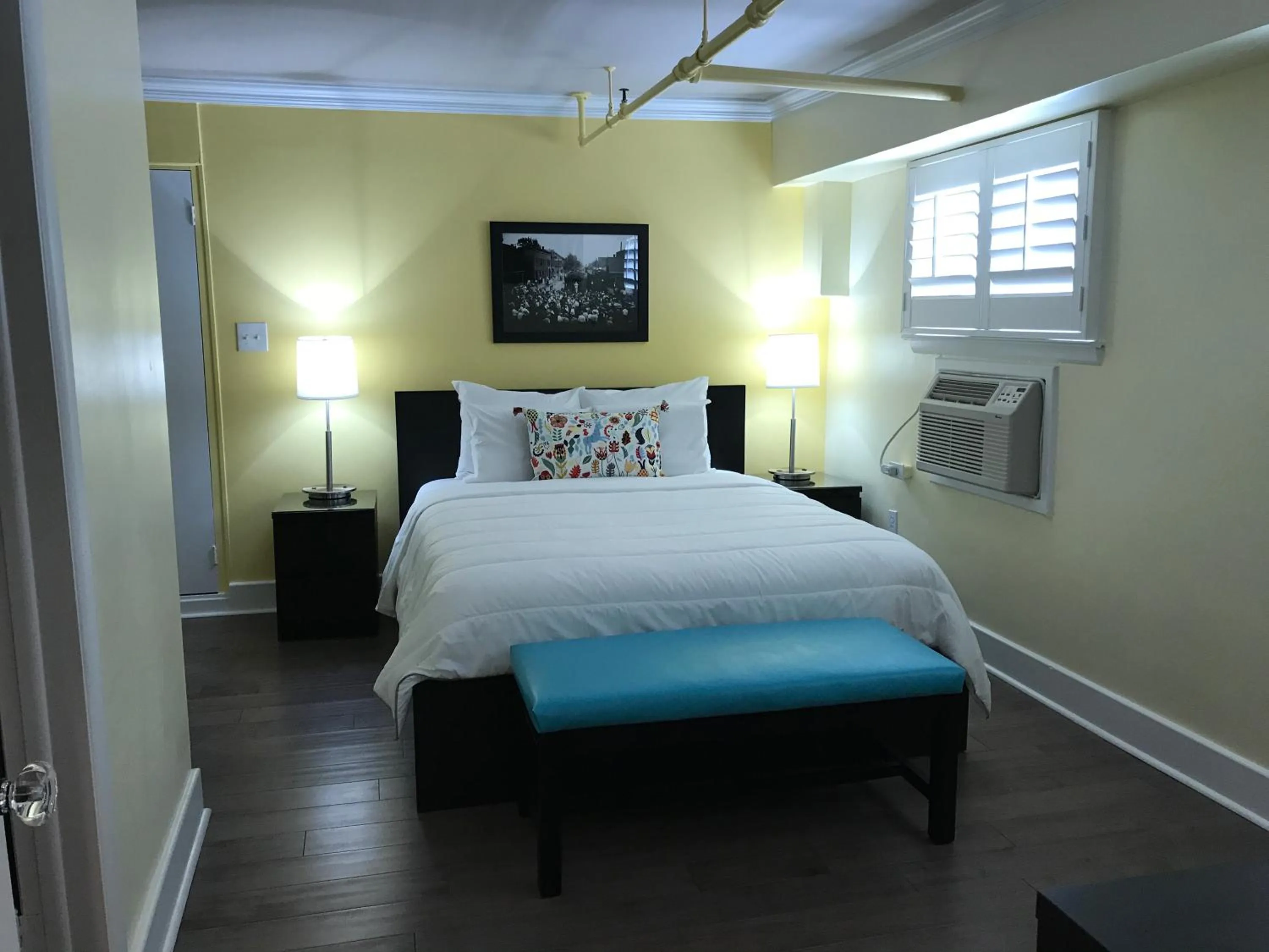 Bed in The Sherman Inn