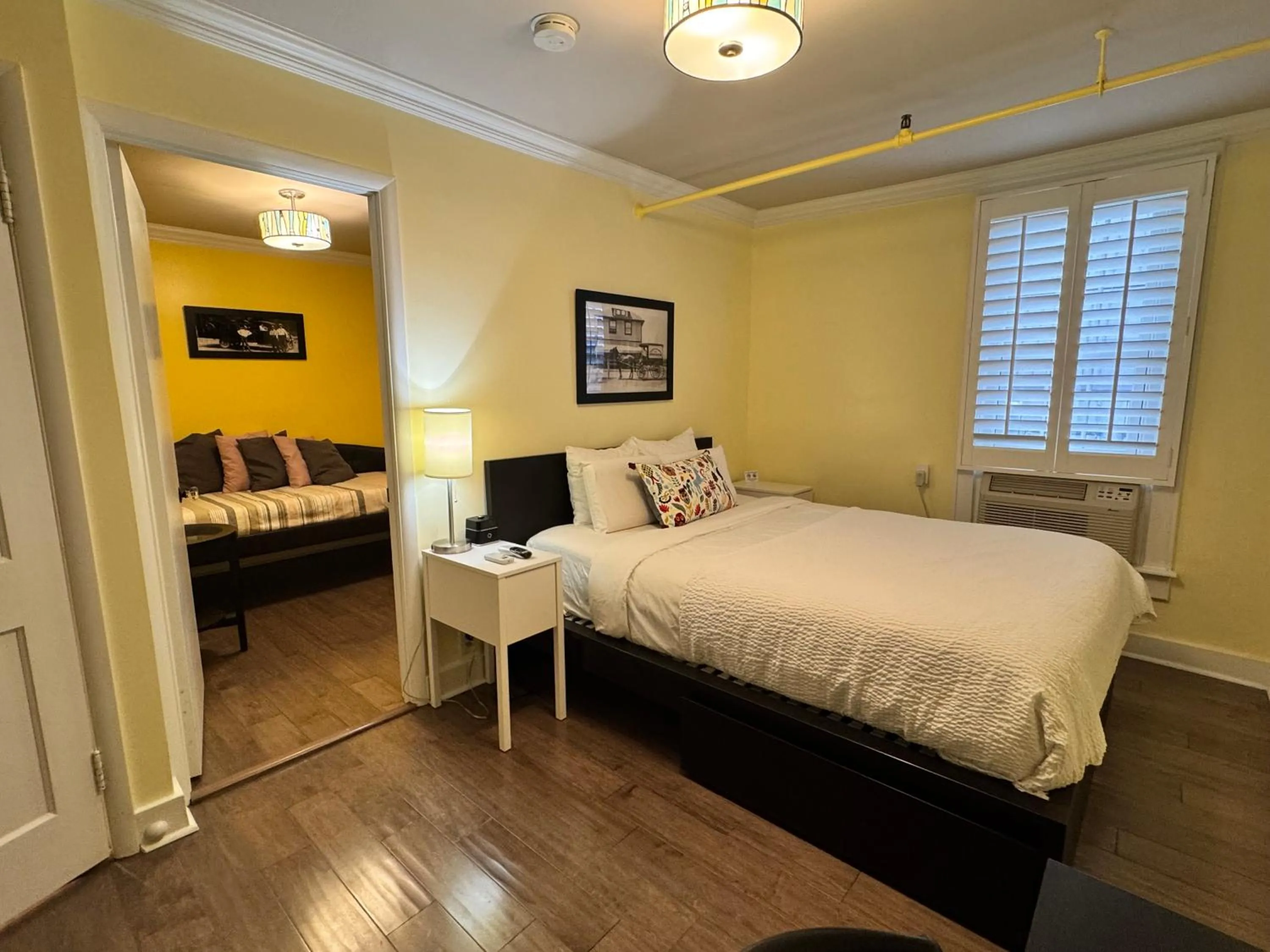 Bed in The Sherman Inn